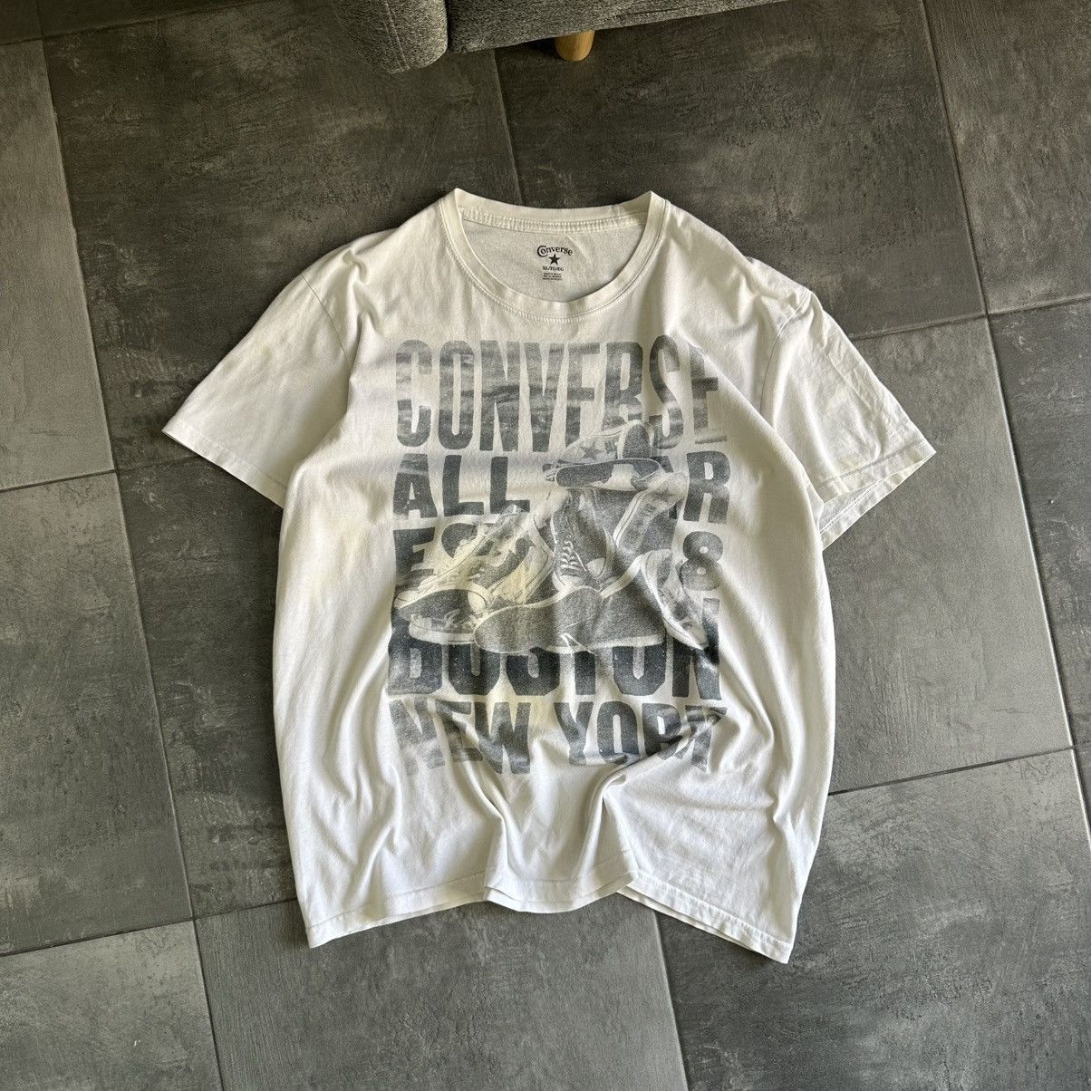 Converse × Vintage Vintage Converse T-shirts Big Logo Trashed Y2K 00s USA Size US XL / EU 56 / 4 - 3 Thumbnail