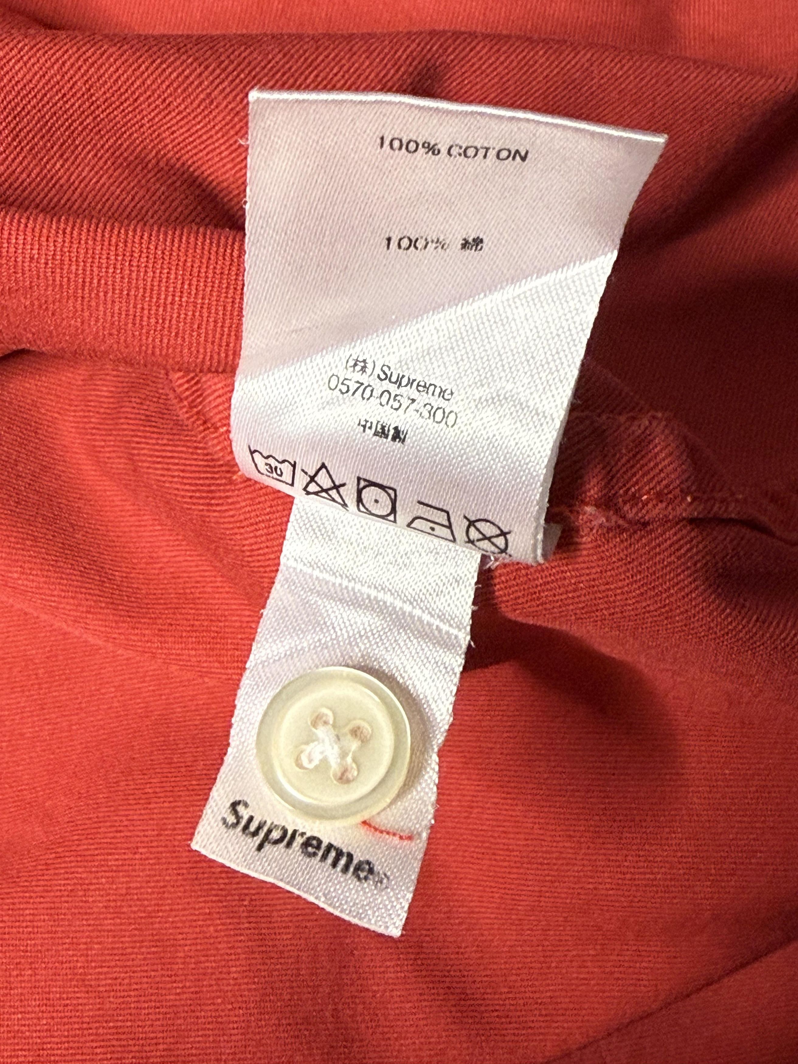 Supreme Supreme Washed Twill Shirt (SS19) Size US M / EU 48-50 / 2 - 7 Thumbnail
