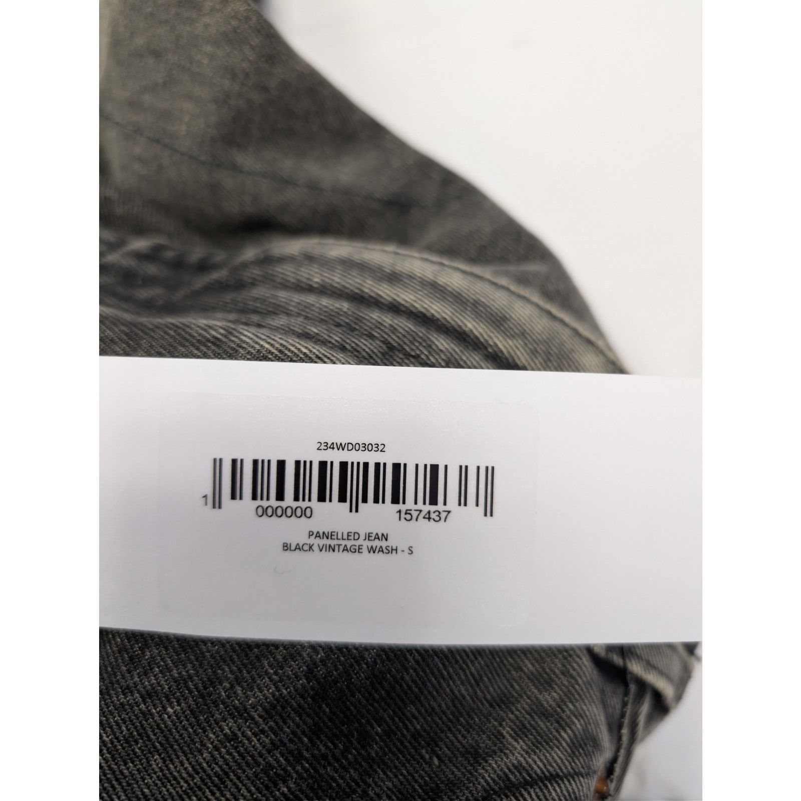 Martine Rose o1rshd1 Panelled Jean in Black Vintage Wash Size US 30 / EU 46 - 20 Thumbnail