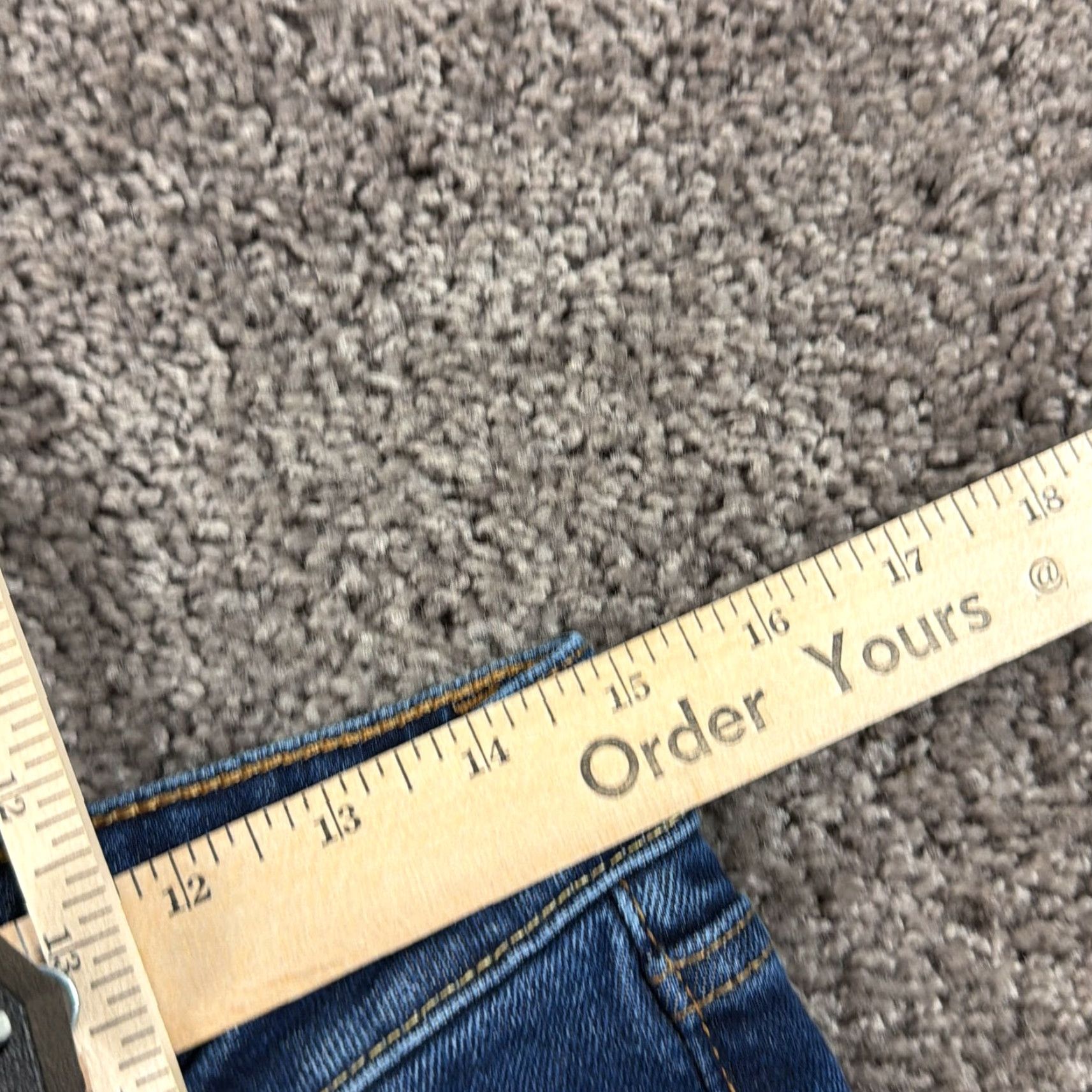 Levi's Levis Jeans Women 29 Dark Wash 711 Distressed Stretch Denim 28x29 Size 29" - 5 Thumbnail