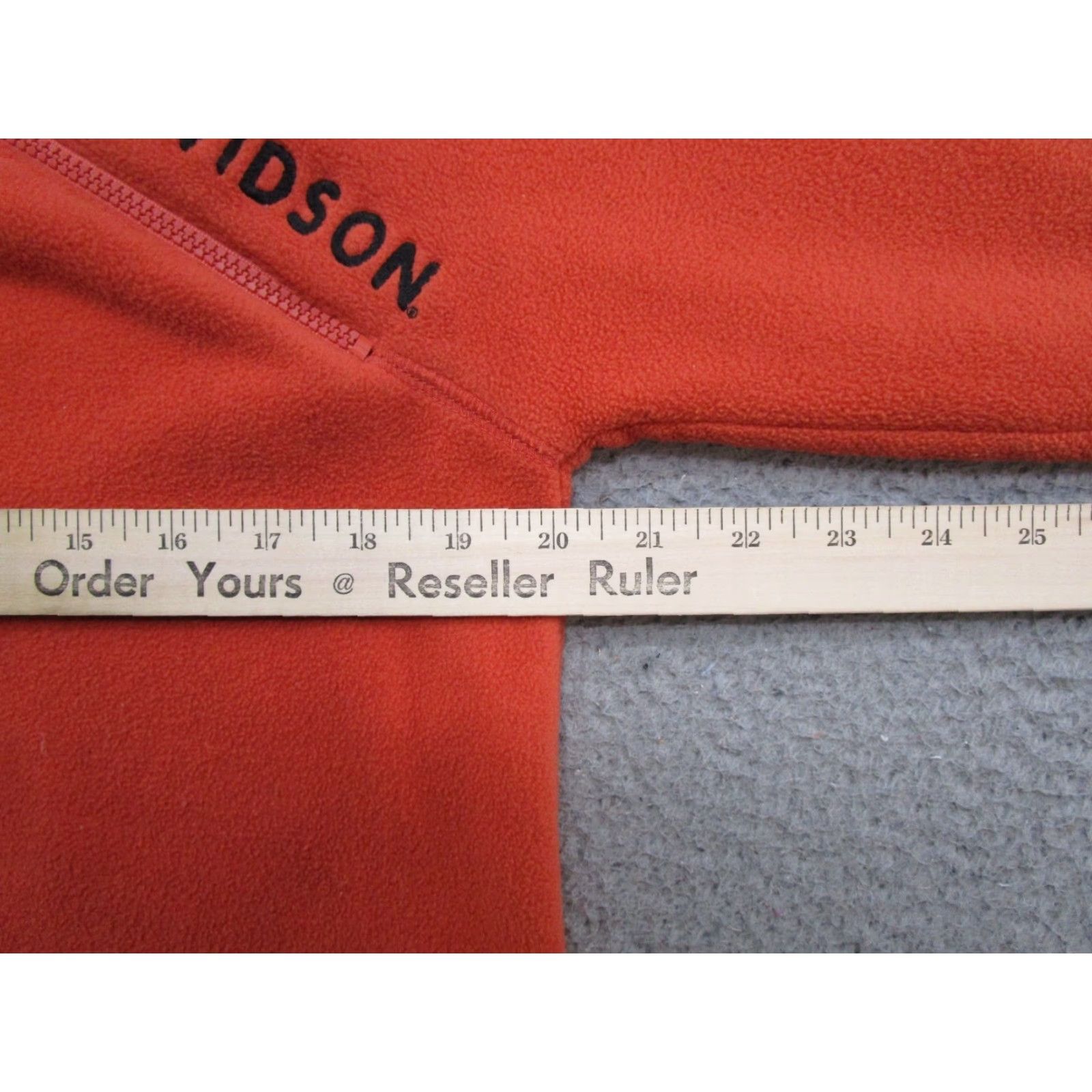 Harley Davidson Harley-Davidson Women's Hoodie Orange Fleece 1/4 Zip XS Logo Pullover Size XS / US 0-2 / IT 36-38 - 7 Thumbnail