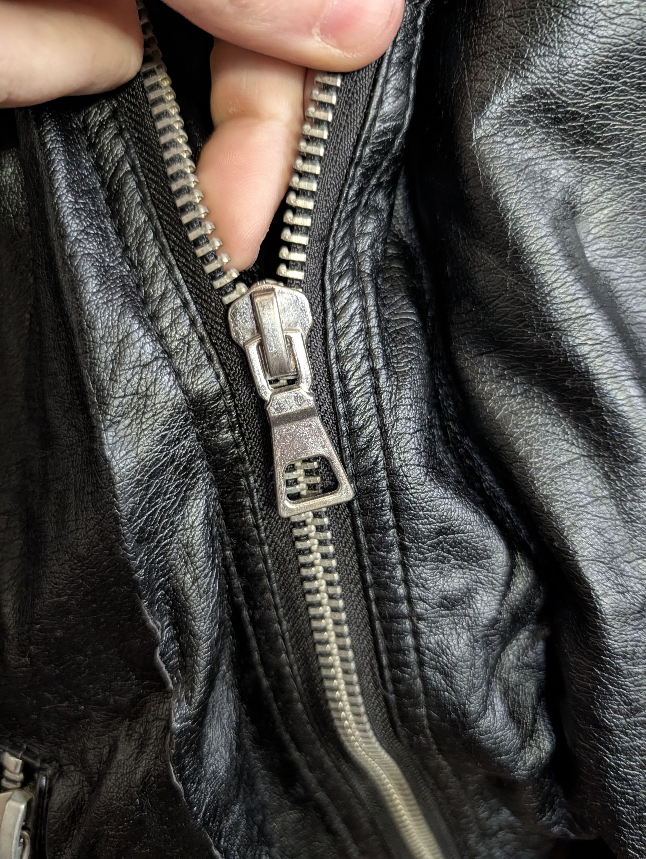 In The Attic Japanese archive graphic black moto faux leather jacket Size US M / EU 48-50 / 2 - 5 Thumbnail
