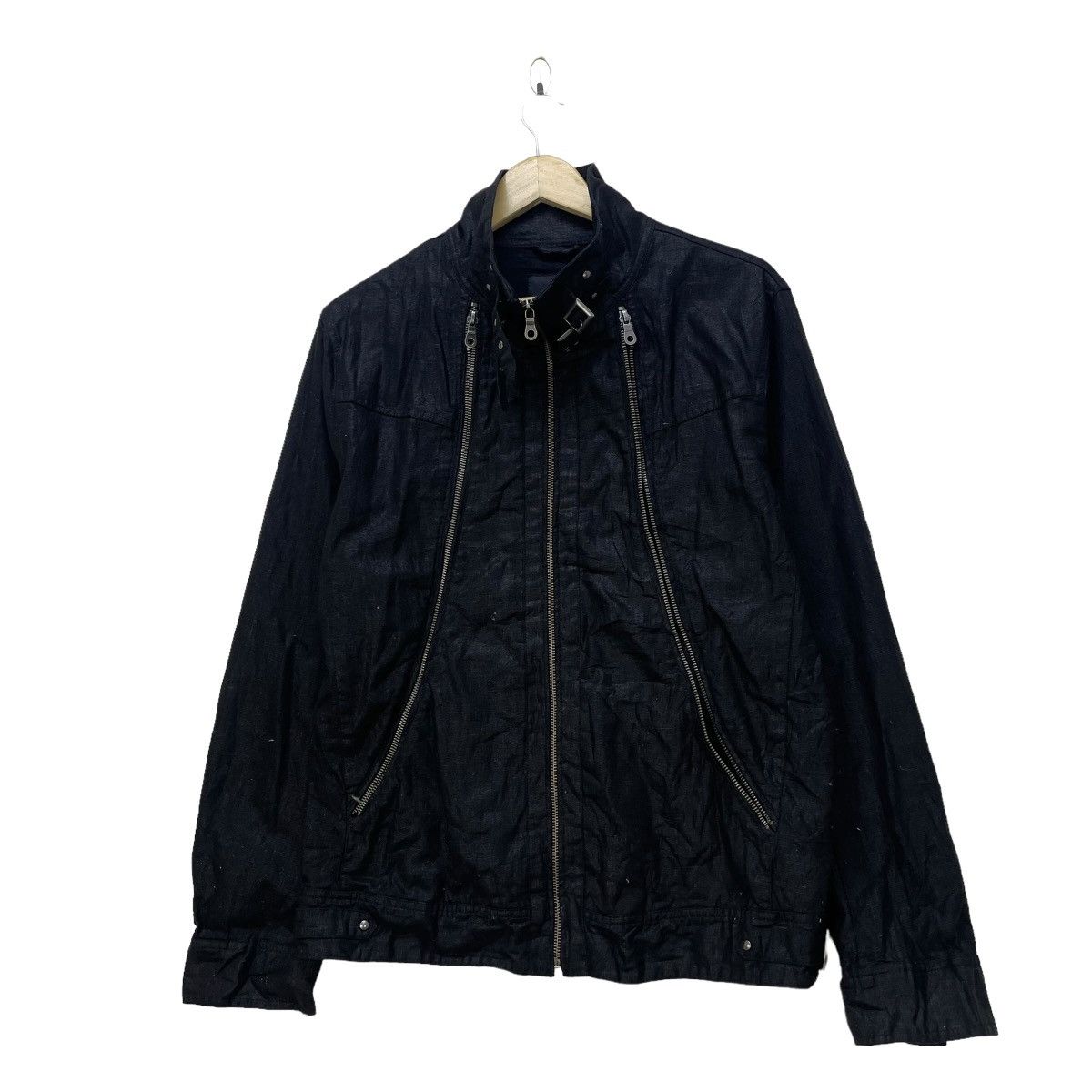 Mossimo 💥Japanese Brand Mossimo Asymmetrical Long ZIP Jacket Size US M / EU 48-50 / 2 - 5 Thumbnail