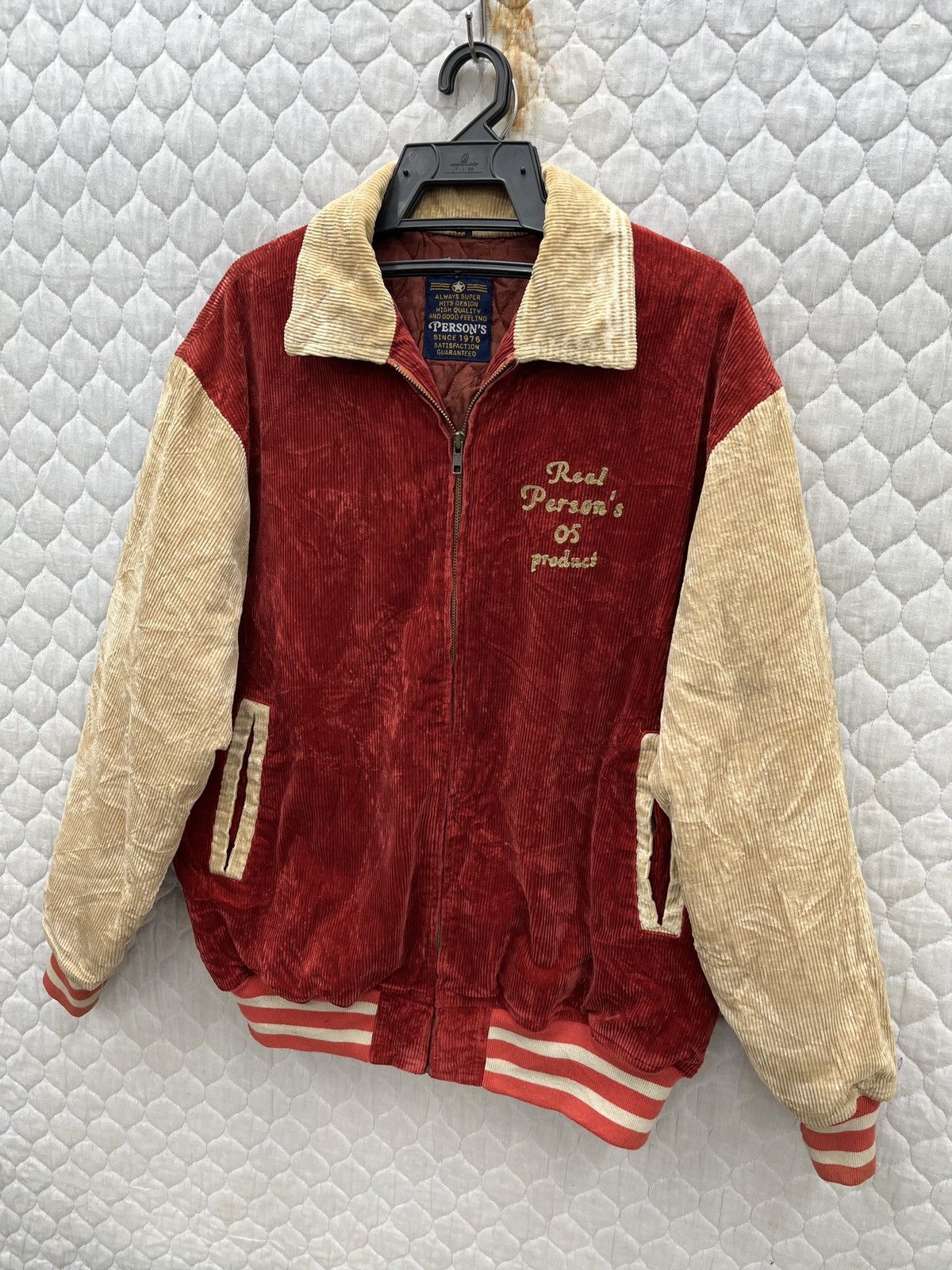 PERSON'S 🔥🔥🔥ARCHIVE VTG PERSONS CORDUROY BOMBER JACKET Size US L / EU 52-54 / 3 - 3 Thumbnail