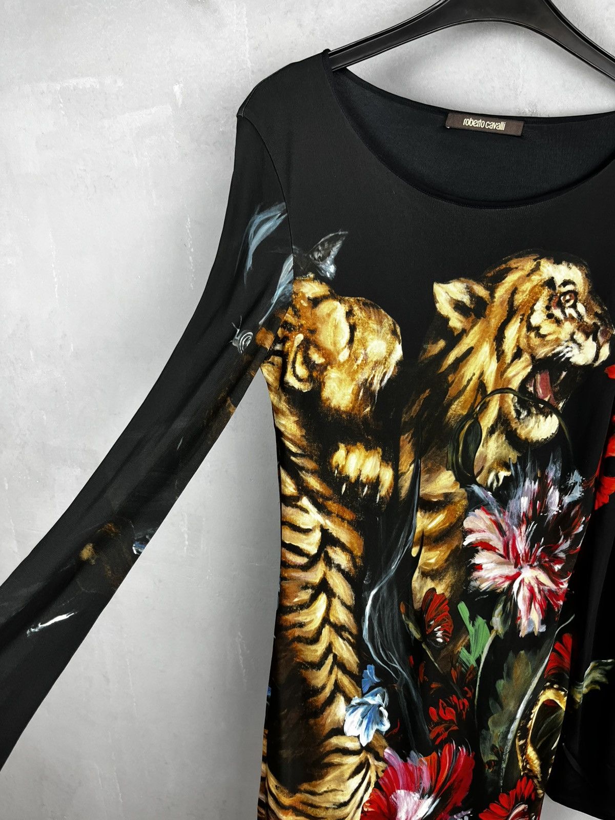 Just Cavalli × Roberto Cavalli roberto cavalli leon viscose dress Size L / US 10 / IT 46 - 4 Thumbnail