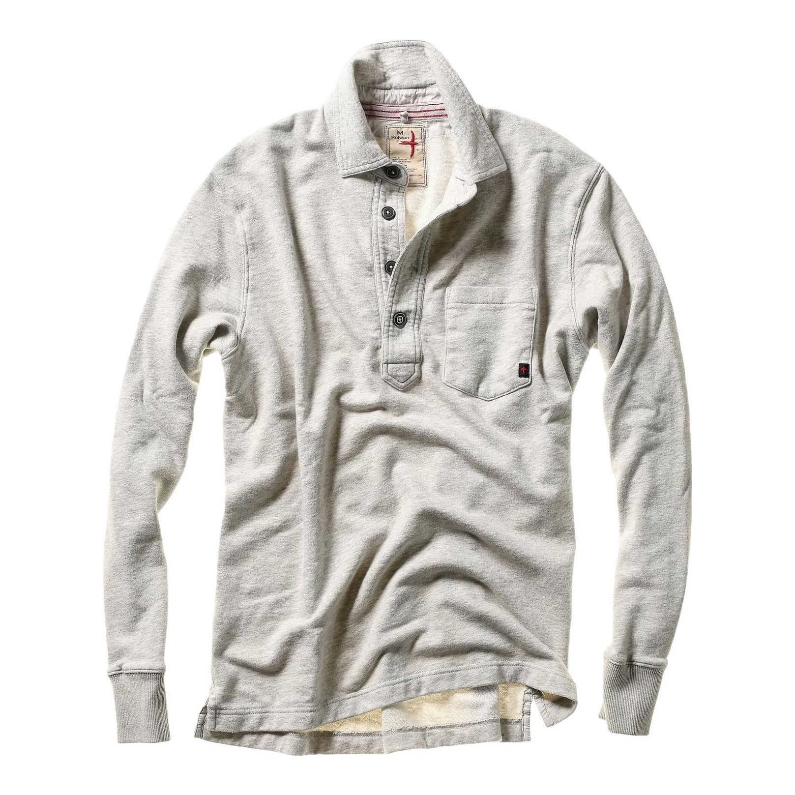 Relwen Frenchloop Longsleeve Polo Size US XL / EU 56 / 4 - 8 Thumbnail