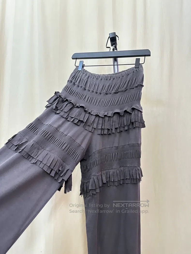 Junya Watanabe Junya Watanabe size XS Ripped Fringe Pants Size 23" - 4 Thumbnail