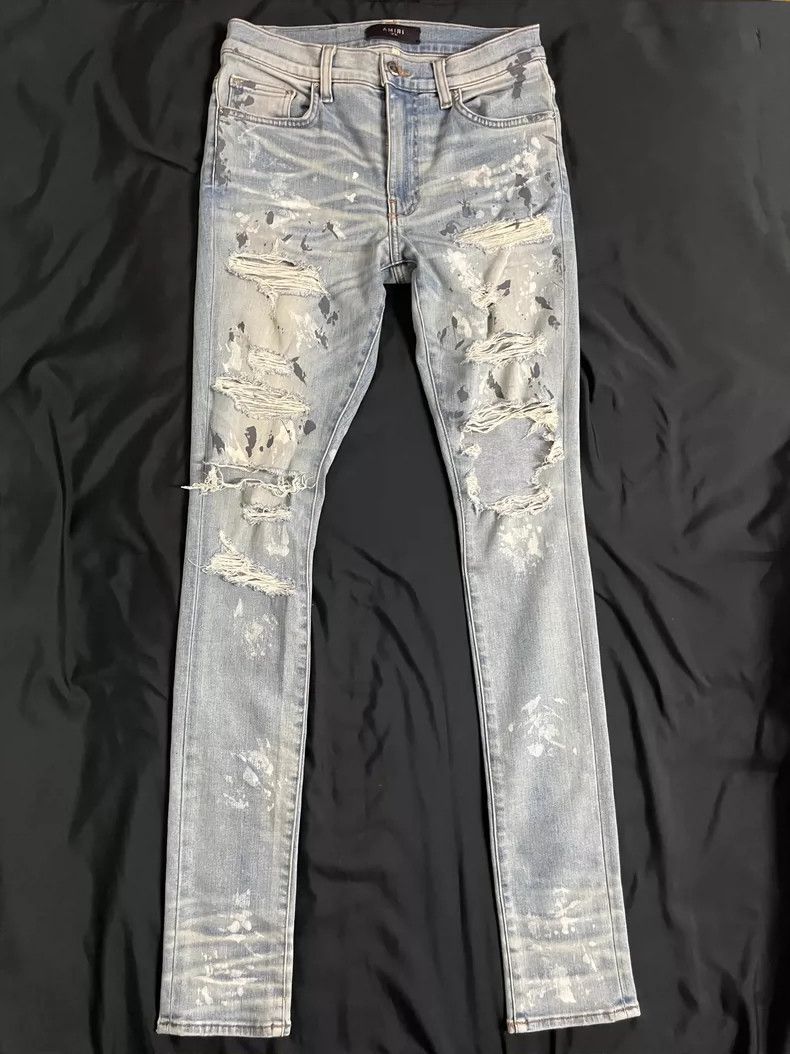 Amiri Amiri Super Destroy Painter Jean Size US 30 / EU 46 - 1 Thumbnail