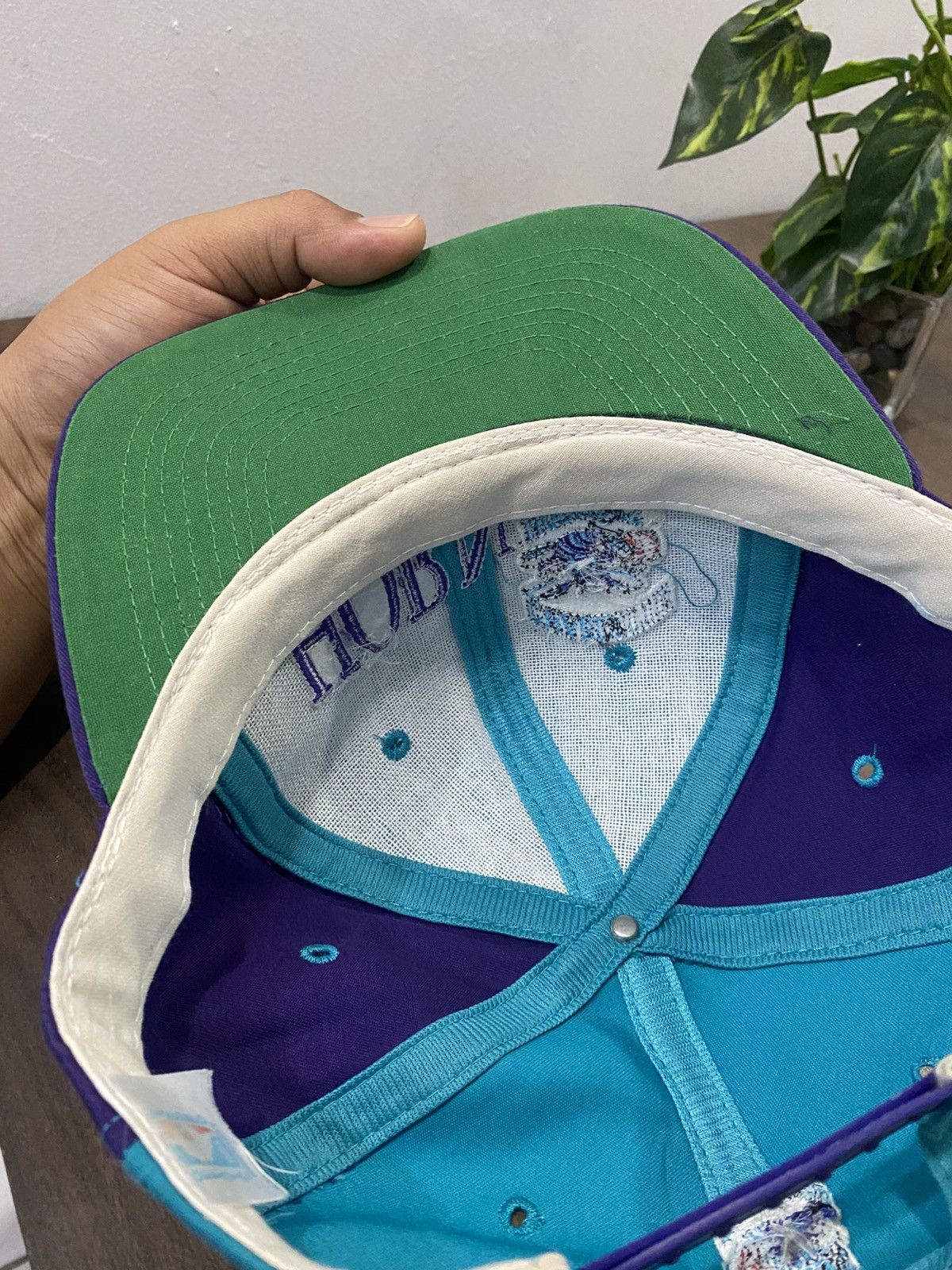 NBA × The Game × Vintage Vintage 90s NBA Charlotte Hornets Cap Hat Size ONE SIZE - 8 Thumbnail