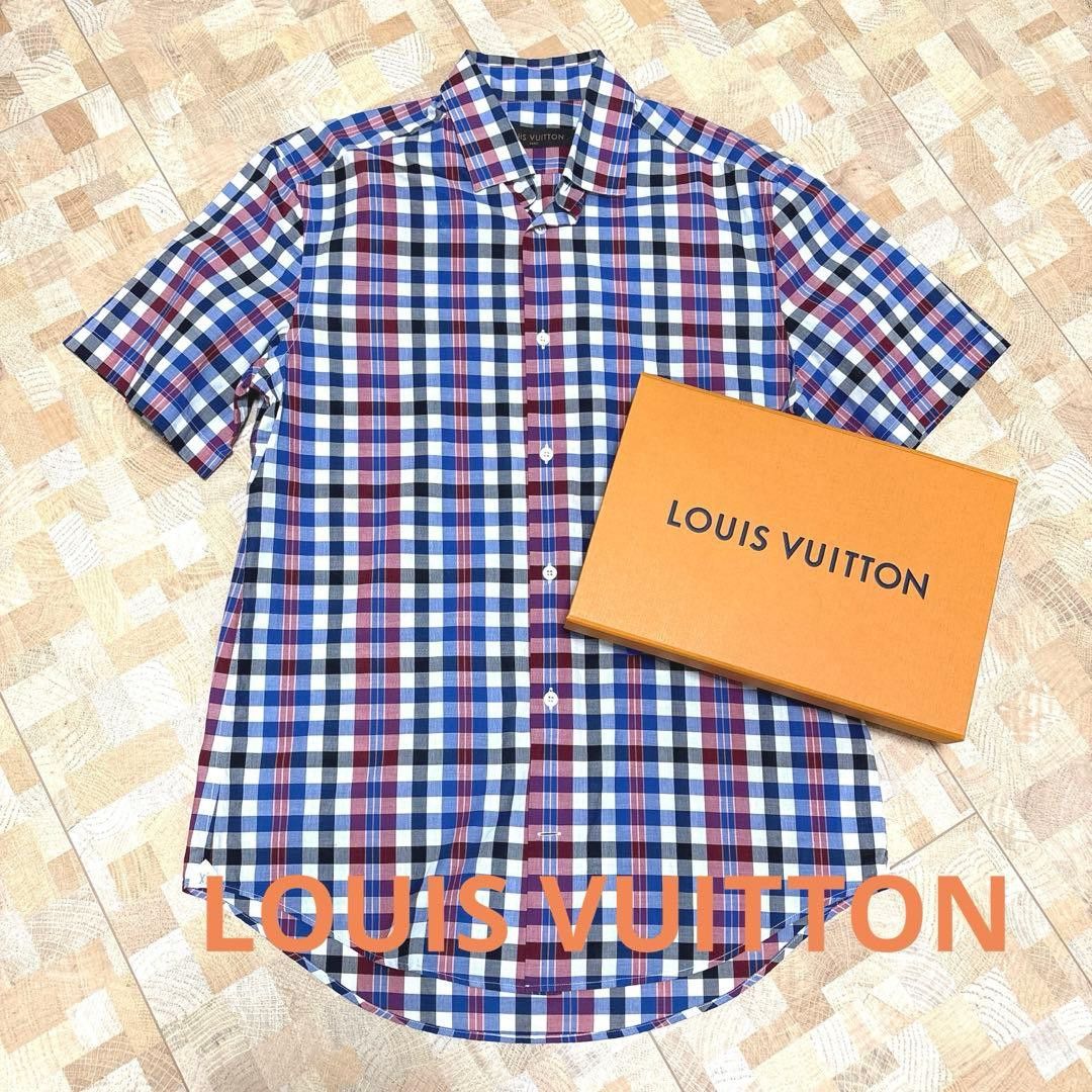 Louis Vuitton Louis Vuitton Check Short Sleeve Shirt Size US M / EU 48-50 / 2 - 1 Thumbnail