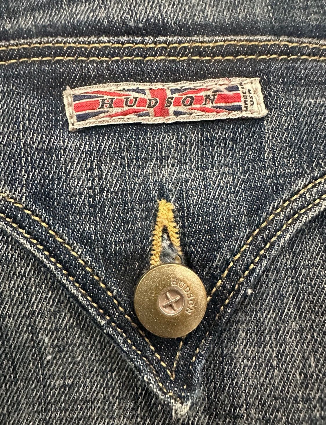 Hudson Excellent 100% HUDSON flap pocket jeans size 32 Size 32" / US 10 / IT 46 - 7 Thumbnail