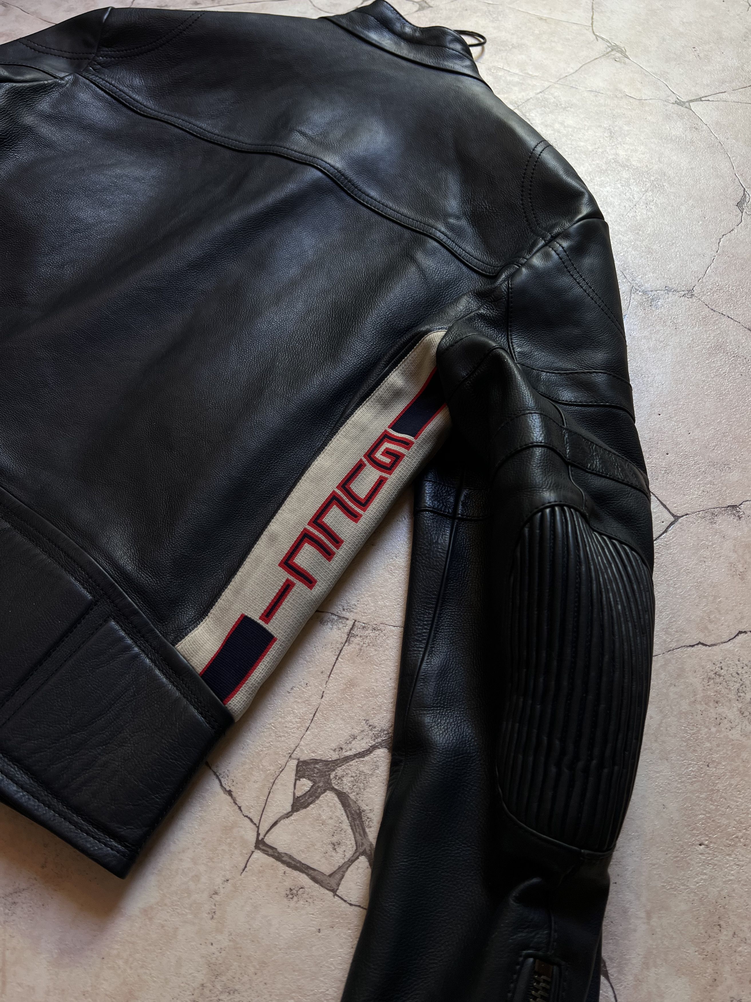 Gucci Gucci Leather Jacket Blue Size US M / EU 48-50 / 2 - 6 Thumbnail