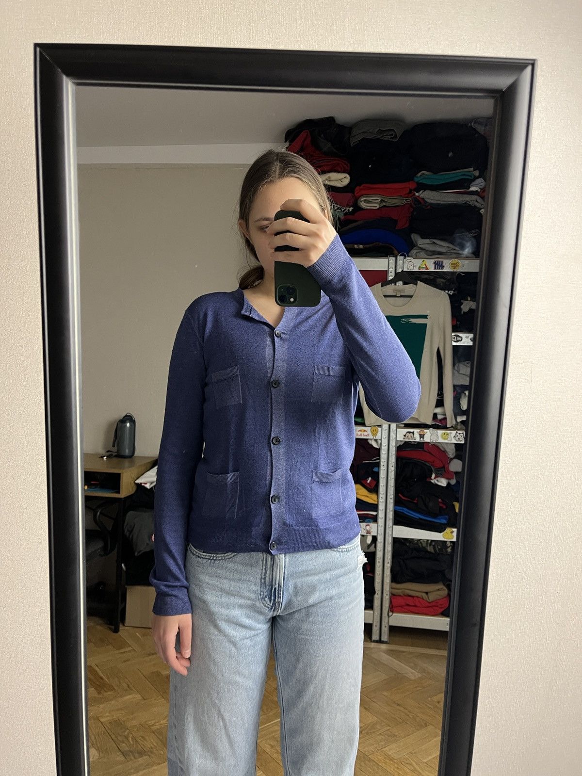 Prada Prada Wool Multipocket Women’s Knit Cardigan IT 42 Size M / US 6-8 / IT 42-44 - 2 Thumbnail