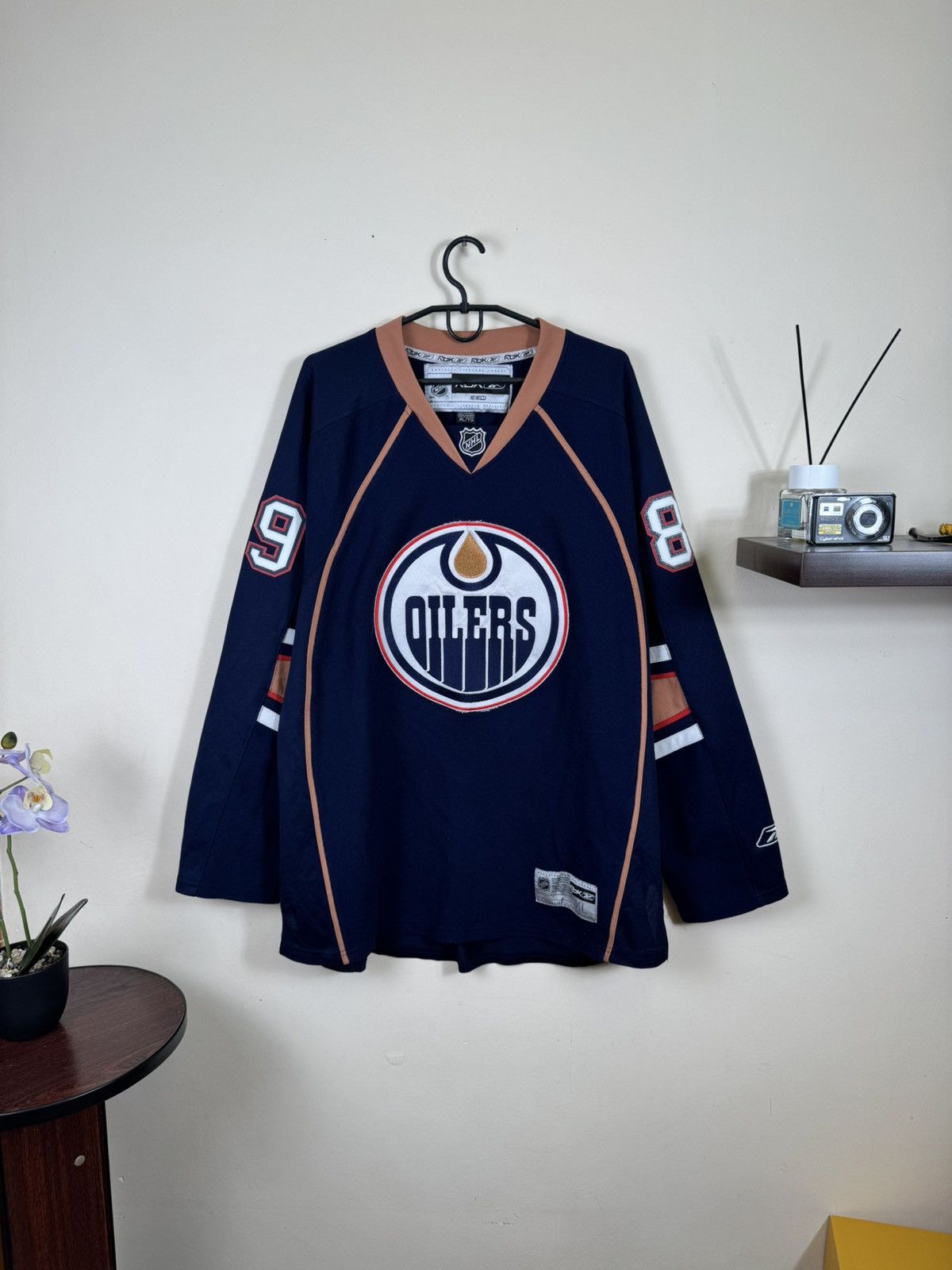 Reebok Reebok Edmonton Oilers #89 Sam Gagner Blue Hockey Jersey XL Size US XL / EU 56 / 4 - 1 Thumbnail
