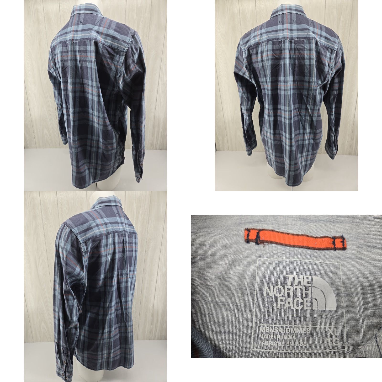 The North Face The North Face Shirt Men XL Blue Plaid Casual Dress Style Outdoor Hiking Button-Up Size US XL / EU 56 / 4 - 8 Thumbnail