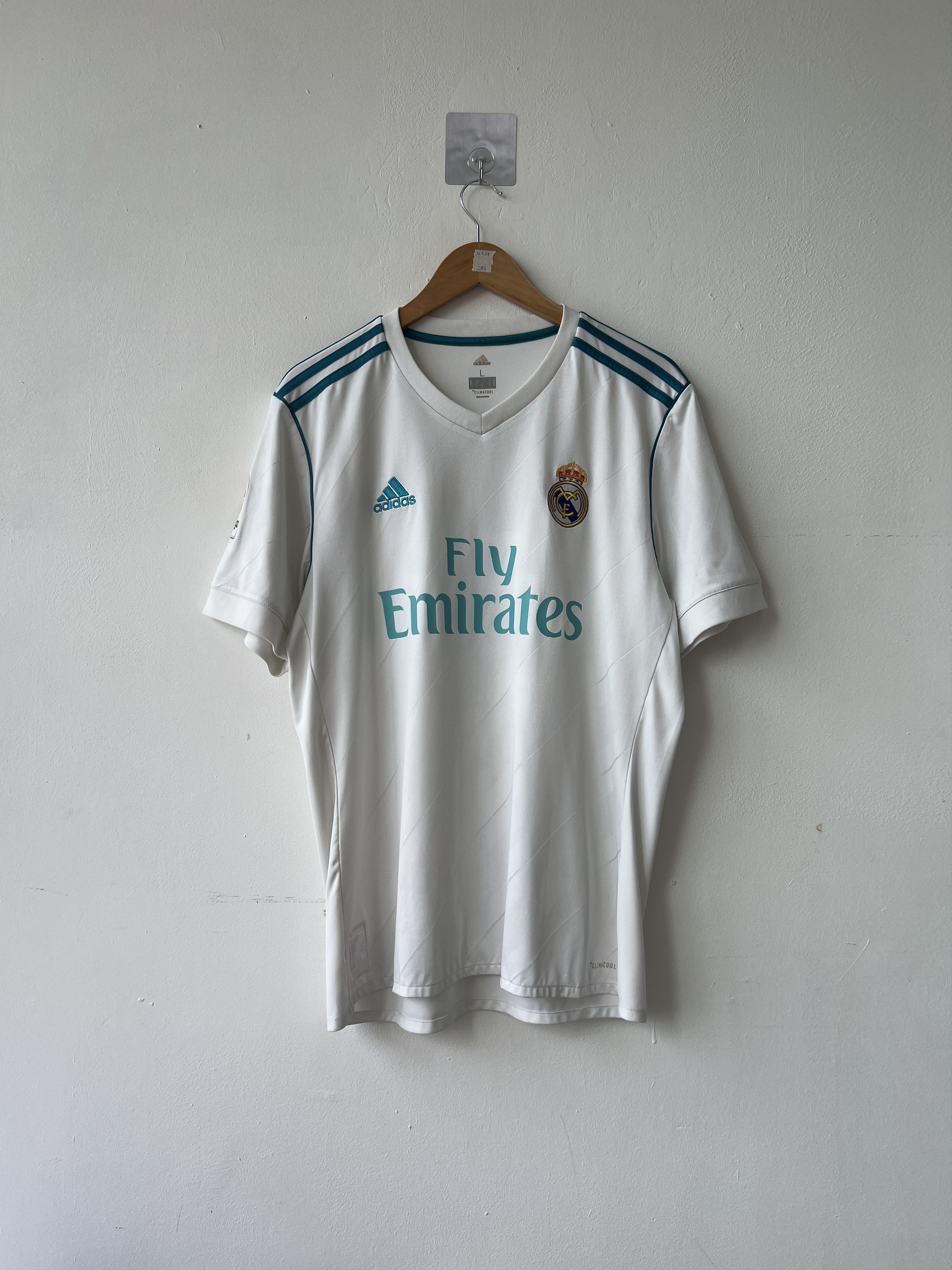 Adidas (L) Real Madrid 2017-18 Home Kit Ronaldo #7 Size US L / EU 52-54 / 3 - 2 Thumbnail