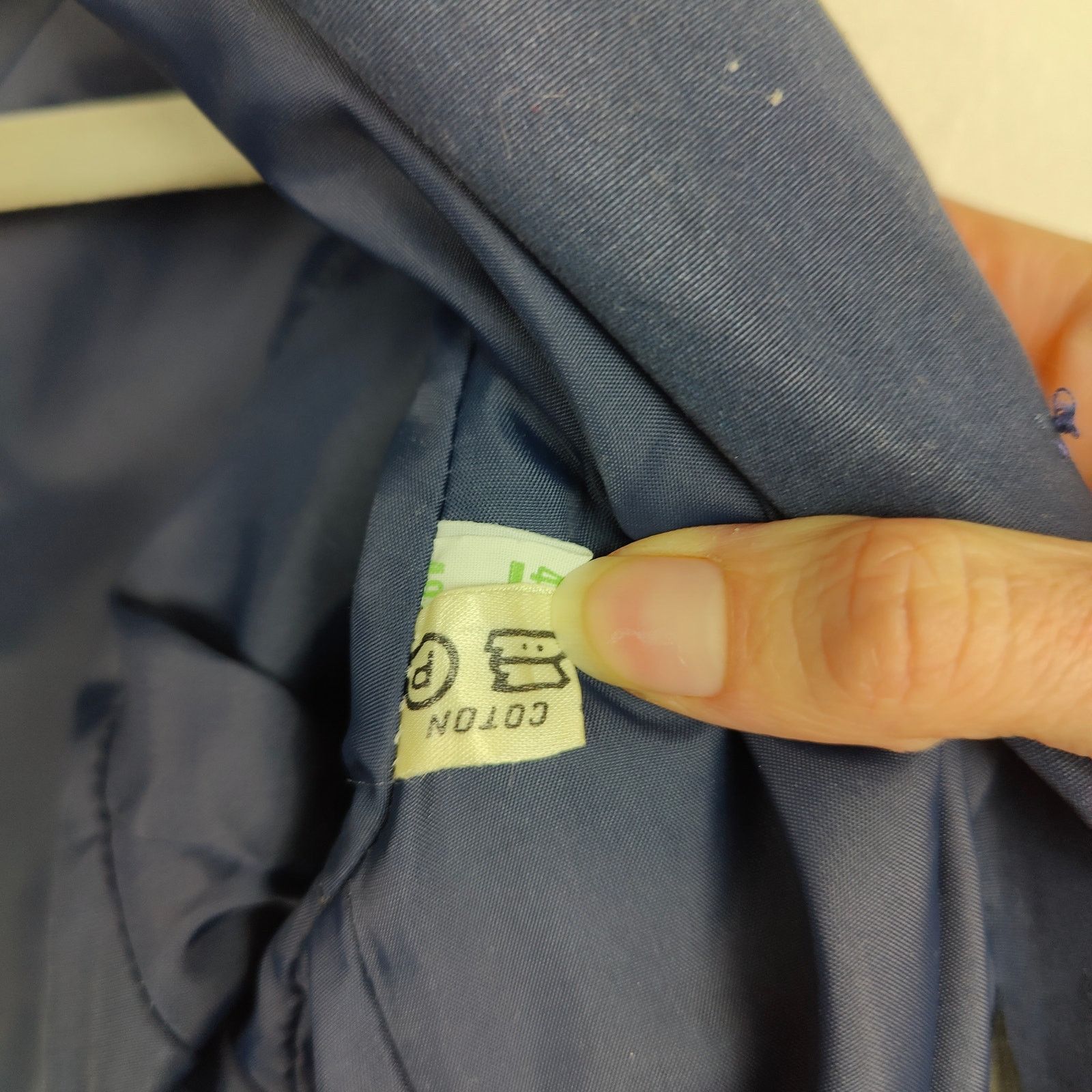 Other Vintage 1960s Akylon Paris Trench Coat Womens 40 US 8 BLue Size M / US 6-8 / IT 42-44 - 9 Thumbnail