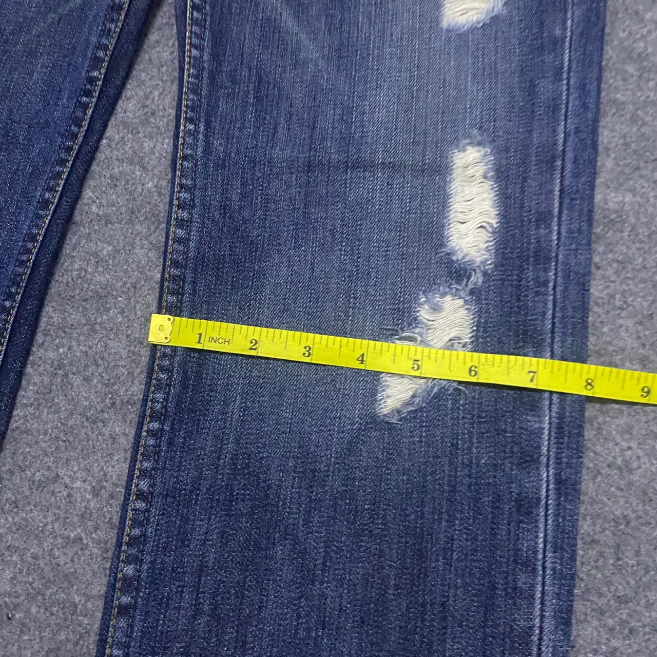 If Six Was Nine 💥Best Offer💥Vintage Takeo Kikuchi Distressed Denim Size US 36 / EU 52 - 6 Thumbnail
