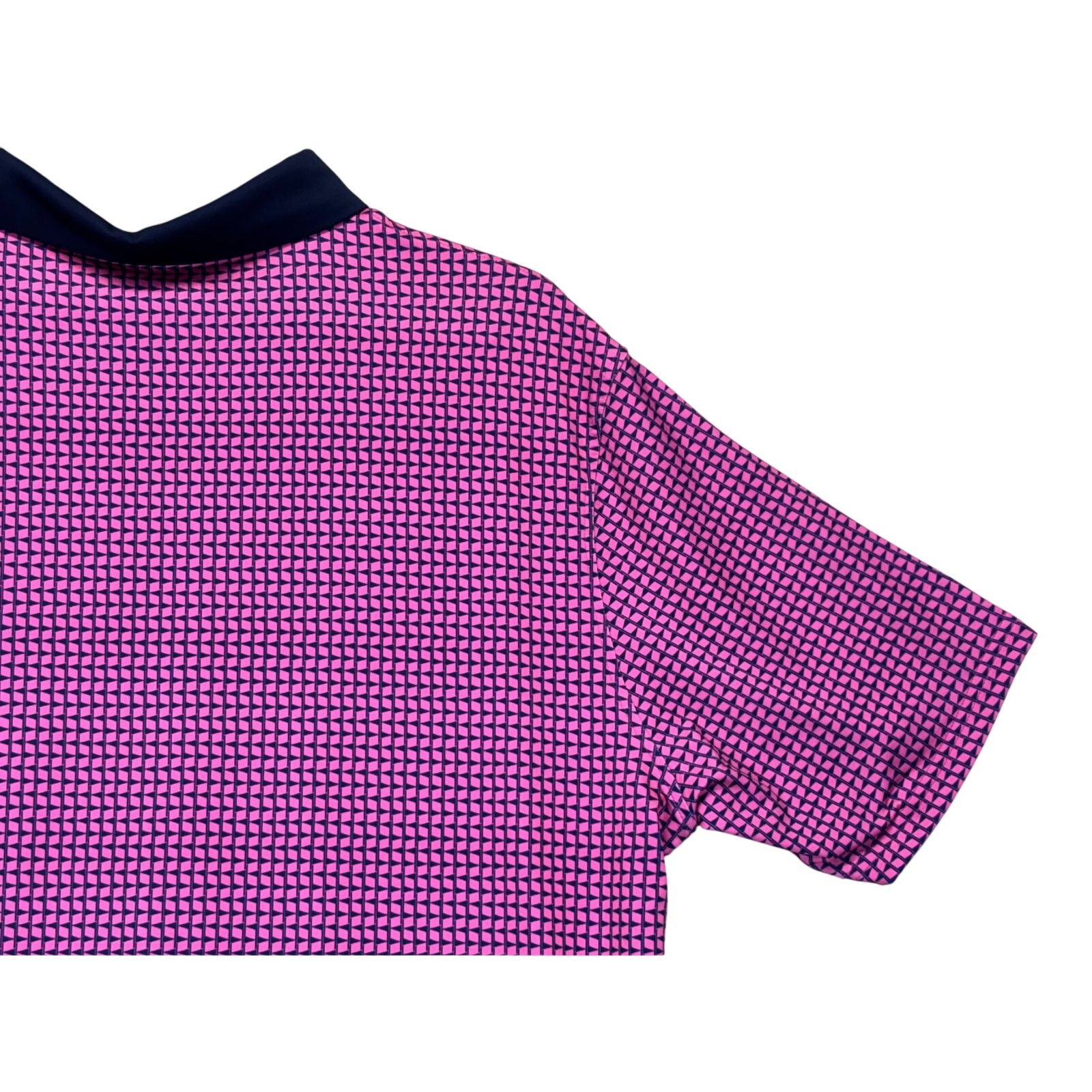 The Unbranded Brand MAELREG Men’s Performance Polo Pink Navy Golf Shirt XL Size US L / EU 52-54 / 3 - 18 Thumbnail