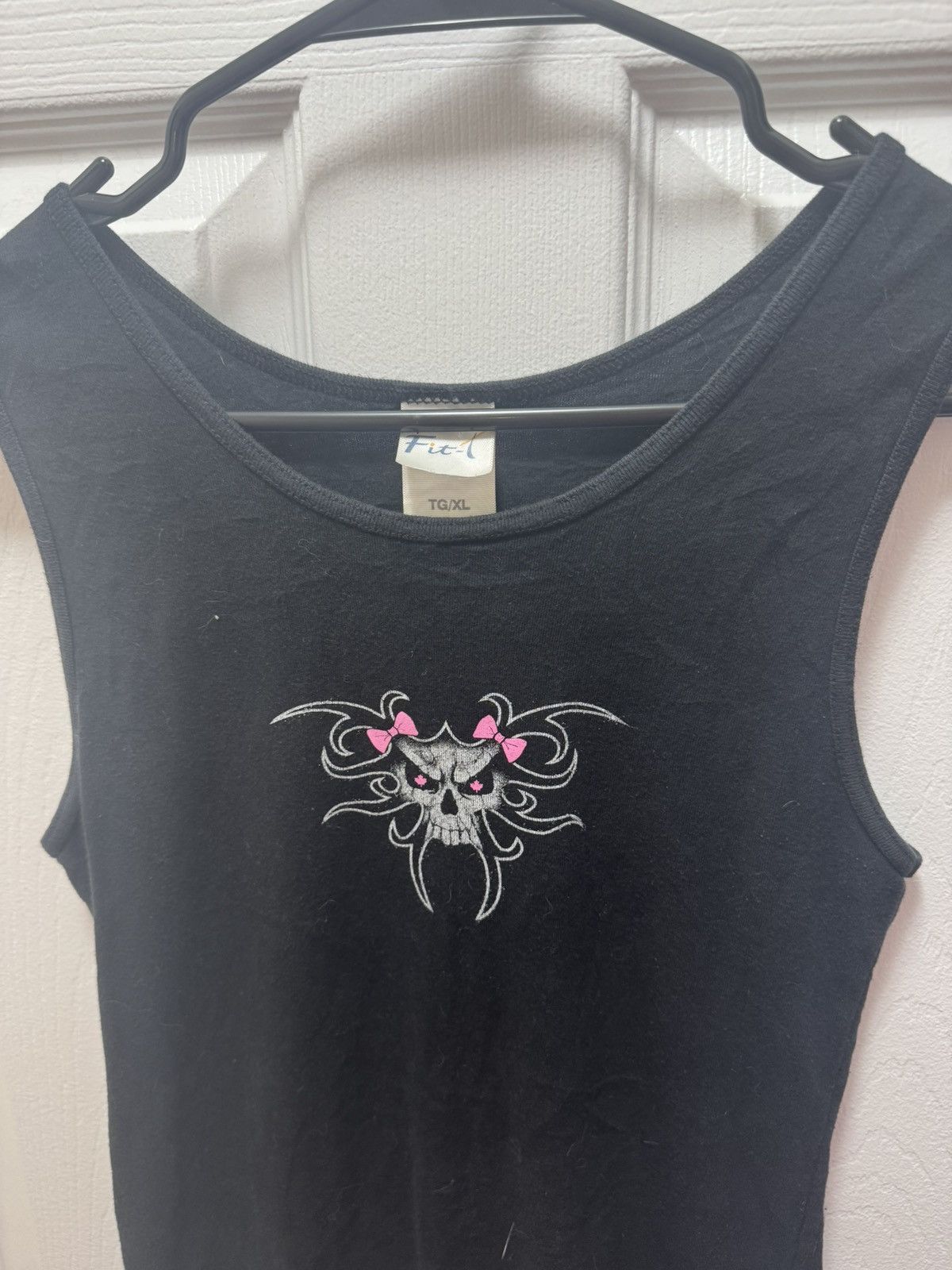 Harley Davidson Fit-T Passed by a Girl Biker Tank Top Black Pink Skull Size US L / EU 52-54 / 3 - 4 Thumbnail