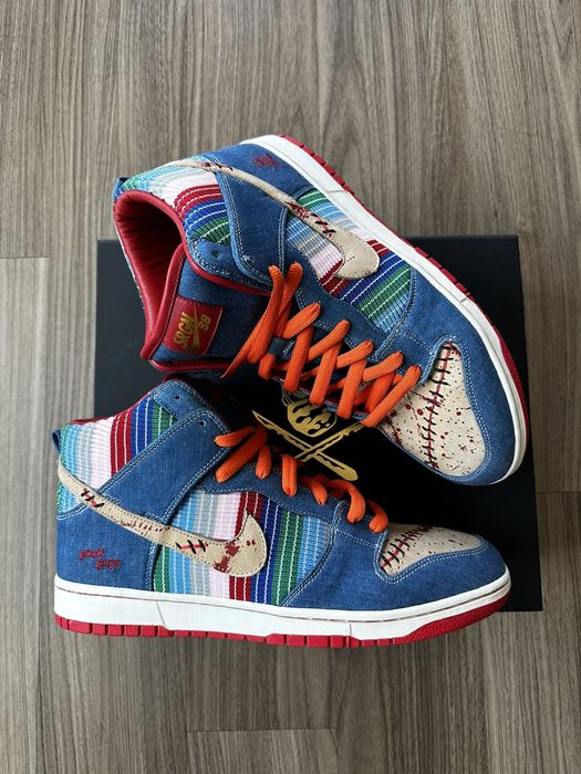 The Shoe Surgeon 🔪 CHUCKY High SB Dunks 🎃 Grailed