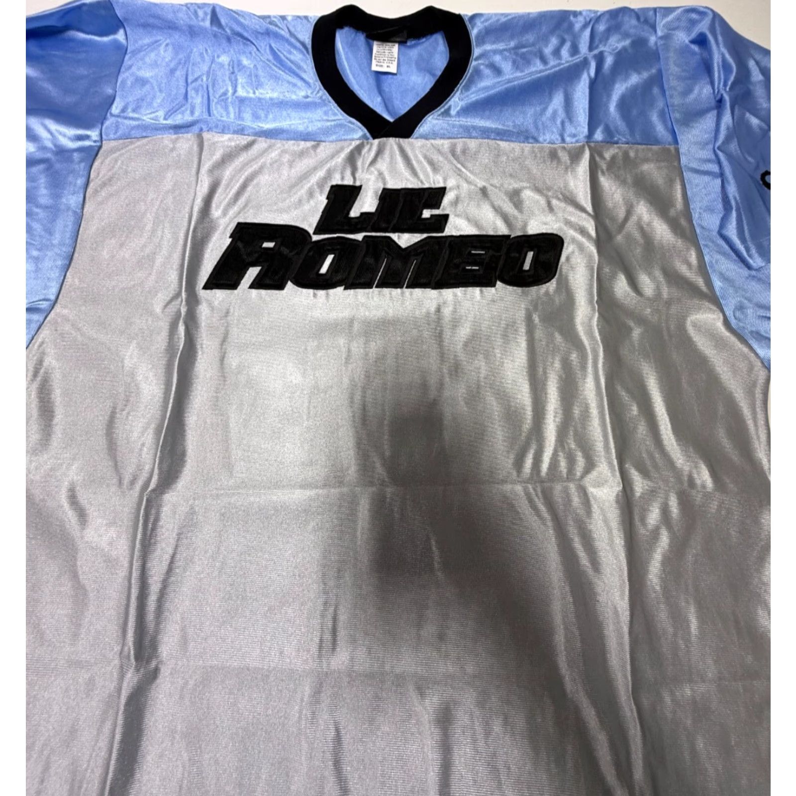 Vintage VINTAGE LIL ROMERO T-Shirt XL Blue and Grey Graphic Print 2003 Jersey Promotional Mens Size US XL / EU 56 / 4 - 3 Thumbnail