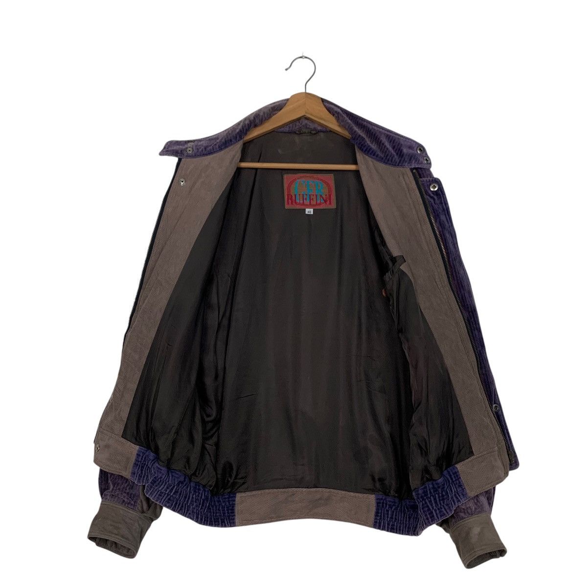 Vintage GER RUFFINI Purple Corduroy Hybrid Jacket #2795-C126 Size US L / EU 52-54 / 3 - 12 Thumbnail
