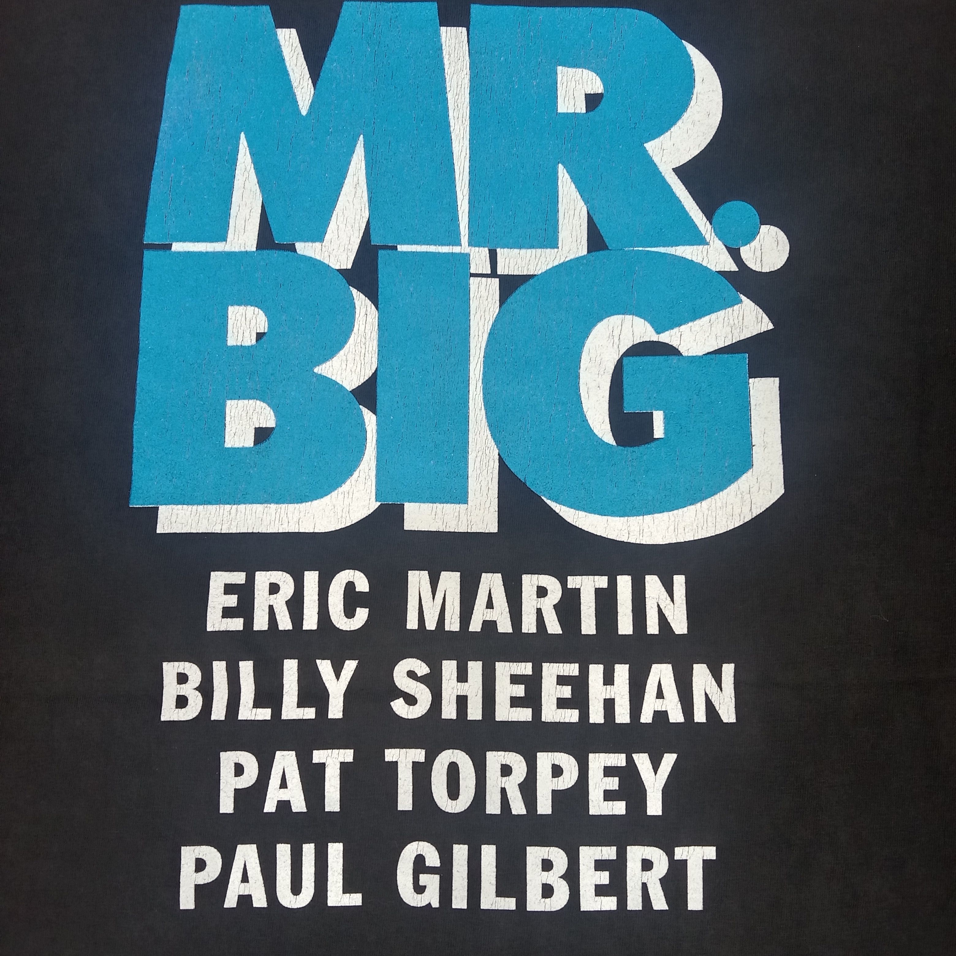 Band Tees × Vintage Mr Big Rock Band Music Streetwear Style Vintage Tshirt Size US XL / EU 56 / 4 - 4 Thumbnail
