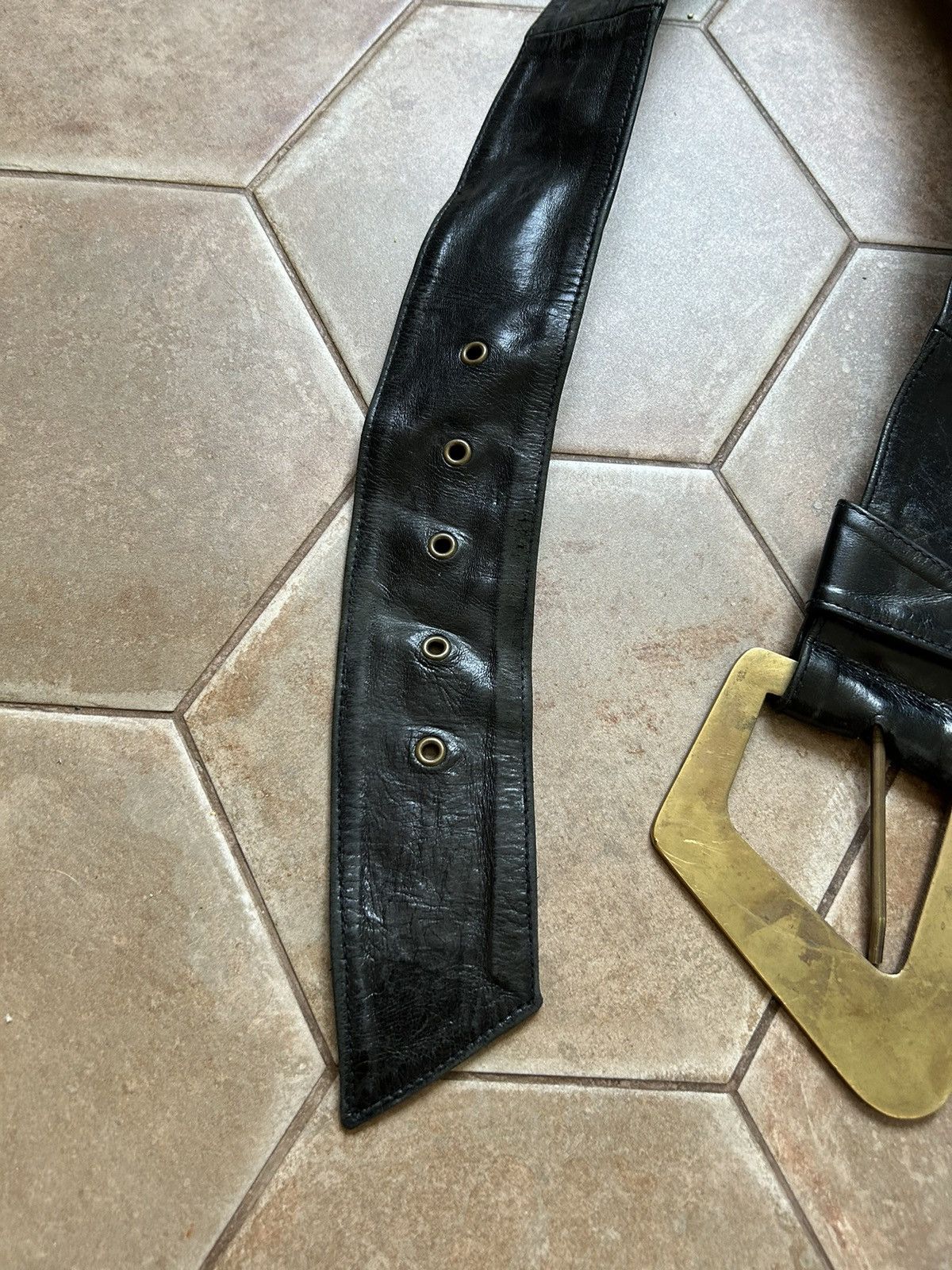 Other Vintage leather belt Size ONE SIZE - 4 Thumbnail