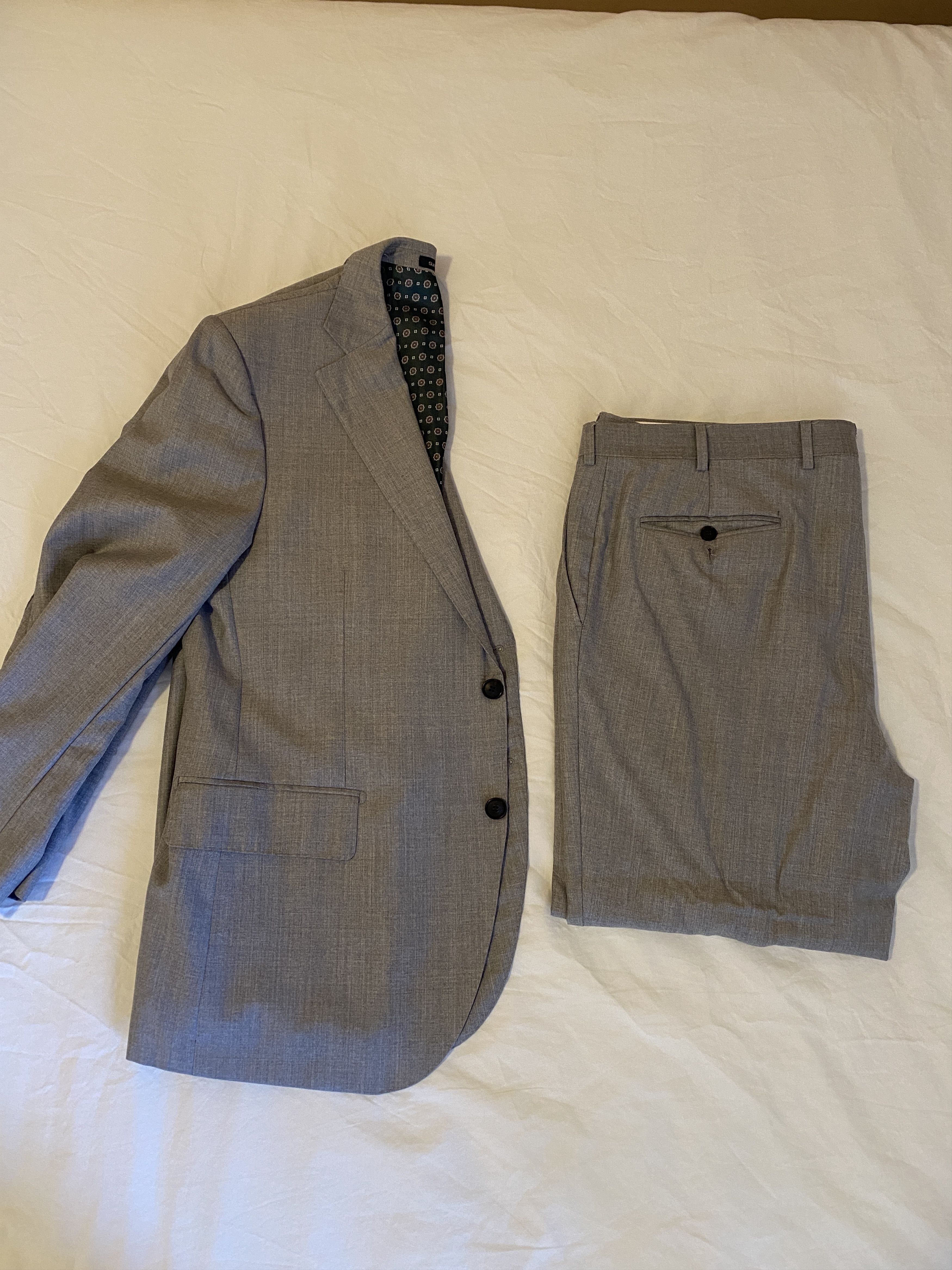 Suitsupply × Vitale Barberis Canonico Italian Suit Size 44S - 2 Thumbnail