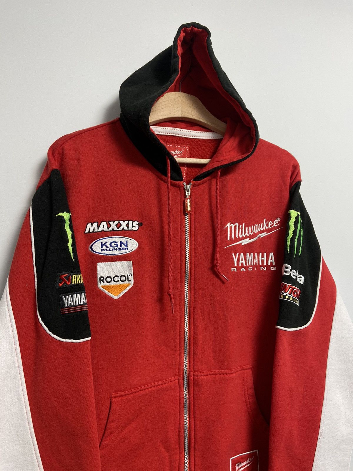 Yamaha Yamaha Vintage Zip Hoodie Monster y2k energy Size US S / EU 44-46 / 1 - 2 Thumbnail