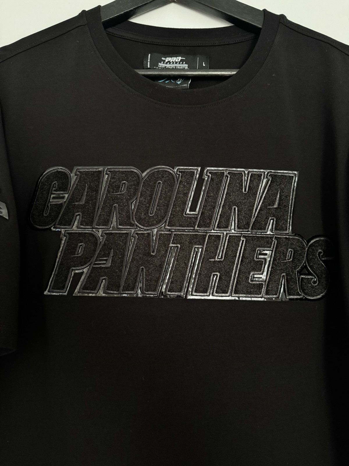 Pro Standard Pro Carolina Panthers Men's Black Shirt Size L Official NFL Size US L / EU 52-54 / 3 - 2 Thumbnail