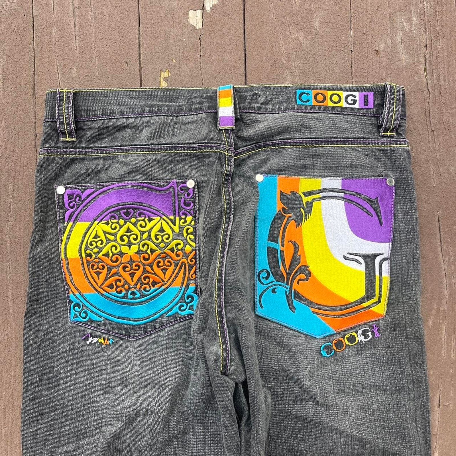 Coogi Vintage Y2K Coogi Embroidered Jeans Size US 38 / EU 54 - 1 Thumbnail