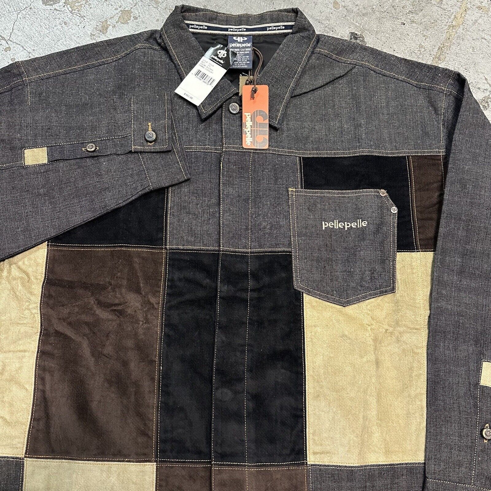 Fubu × JNCO × Pelle Pelle NWT Vintage Pelle Pelle Baggy Patchwork Full Set NEW Size US XXL / EU 58 / 5 - 3 Thumbnail