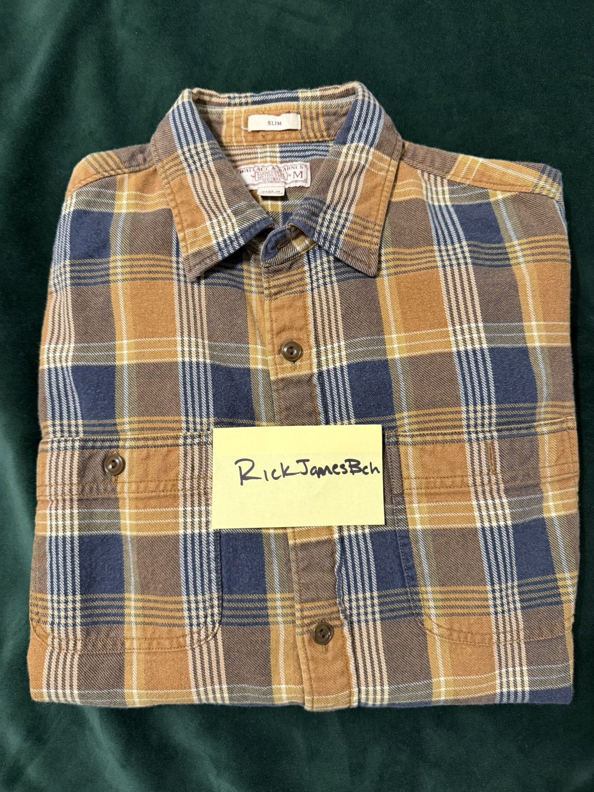 Wallace & Barnes Vintage Flannel Size US M / EU 48-50 / 2 - 2 Thumbnail