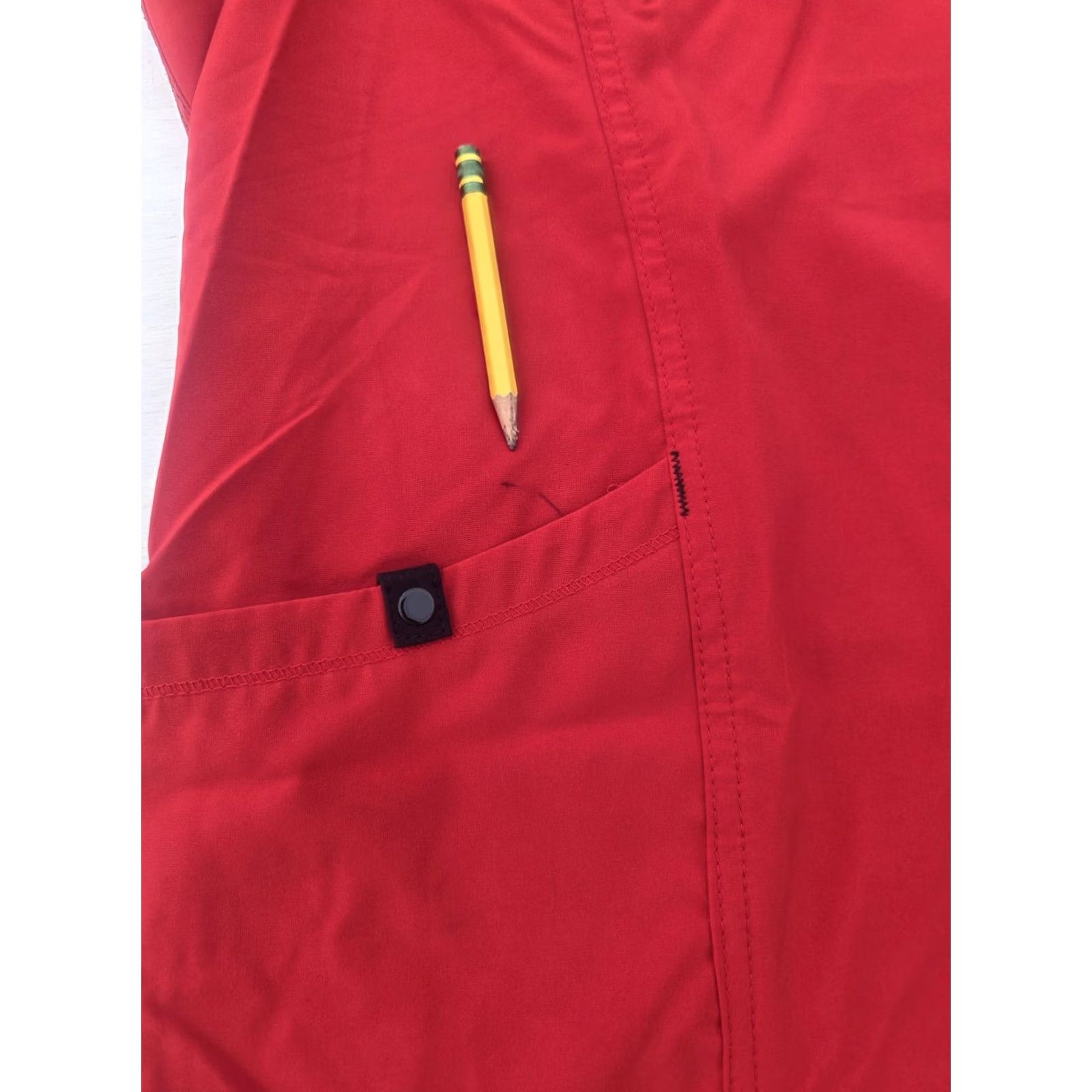 Vintage Scrubstar Scrub Top Womens 2XL Red V-neck Short Sleeve Medical Nurse Work Shirt Size XXL / US 16-18 / IT 52-54 - 3 Thumbnail