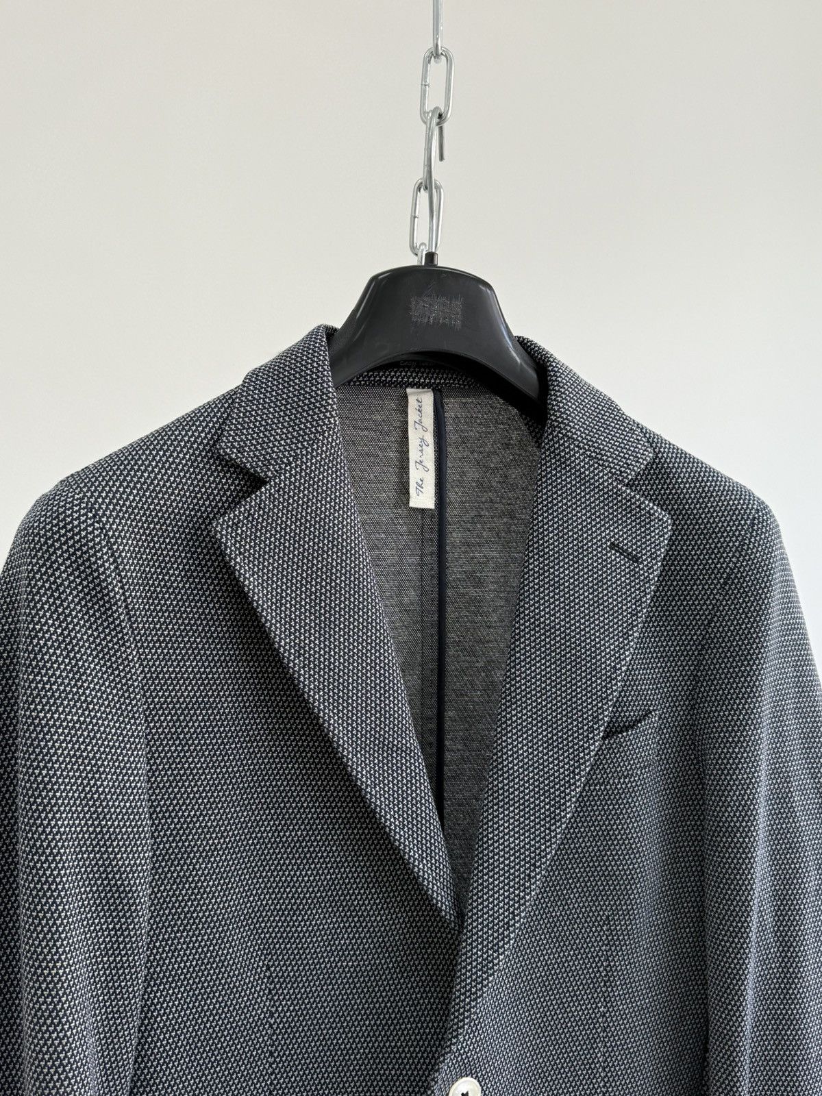 Paoloni Paoloni Jersey Birdeye Blazer Jacket Size 50 Size 40R - 2 Thumbnail