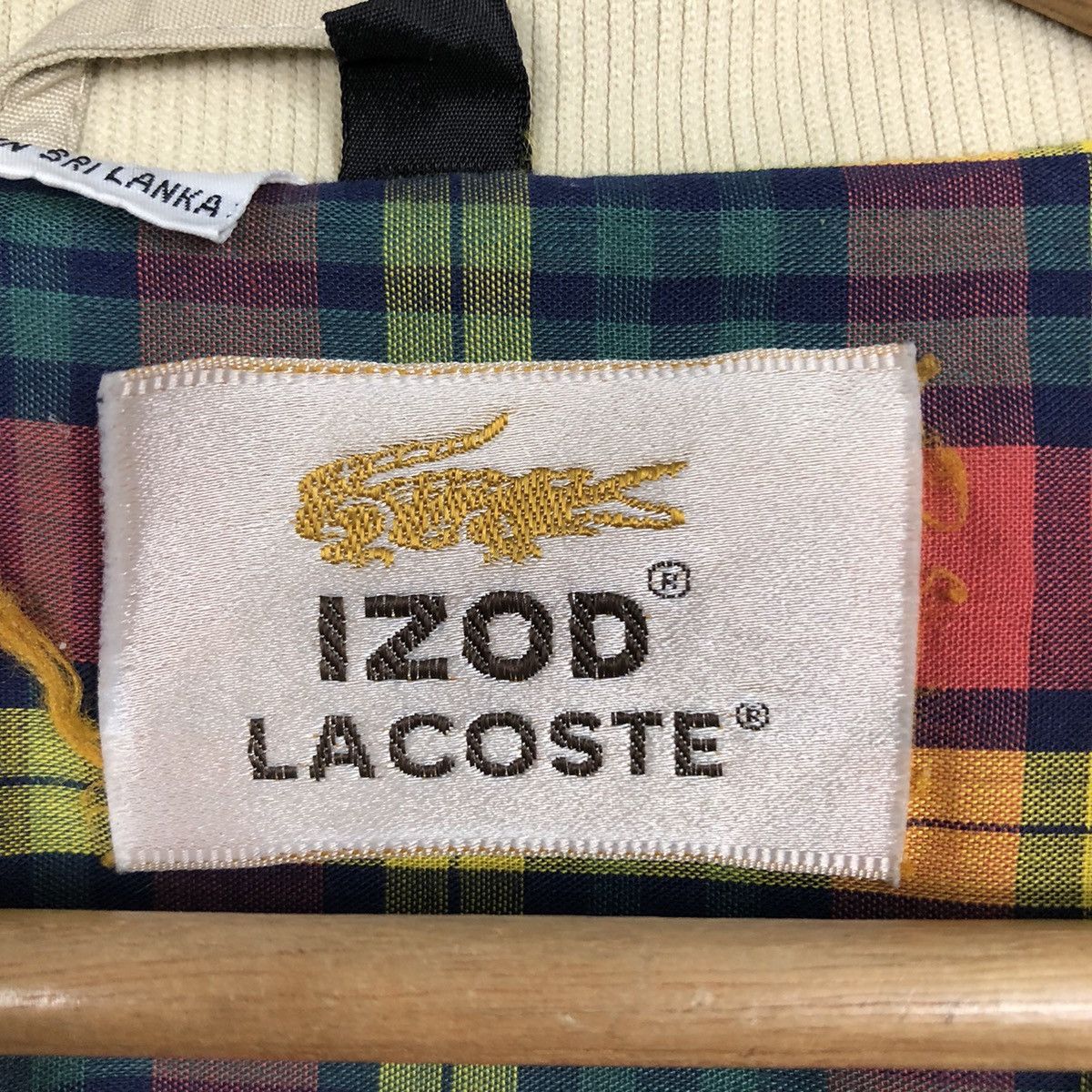 Japanese Brand 📌Vintage Bomber Jacket Izod Lacoste Tartan Blanket Check Size US XL / EU 56 / 4 - 20 Thumbnail