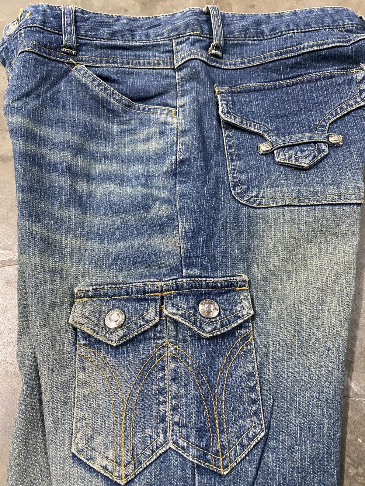 If Six Was Nine × Jean × Tornado Mart Flare Jeans Jouer Aux Pure Lady Swarovski Flared @205 Size 27" / US 4 / IT 40 - 13 Thumbnail