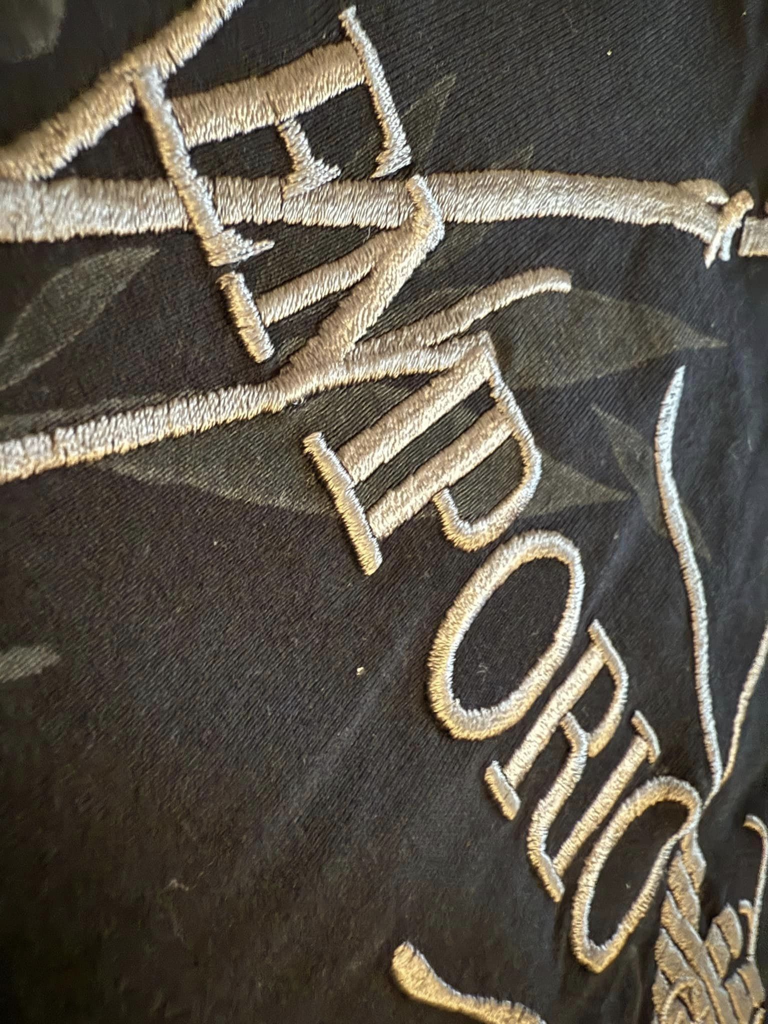 Emporio Armani Emporio Armani BLACK T-shirt with decorative embroidery Size US S / EU 44-46 / 1 - 3 Thumbnail