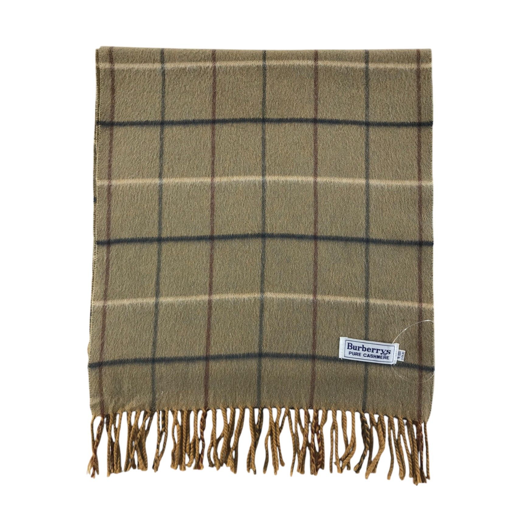 Burberry × Vintage Burberry Scarf / Muffler / Neckwear - WW2896 Size ONE SIZE - 2 Thumbnail