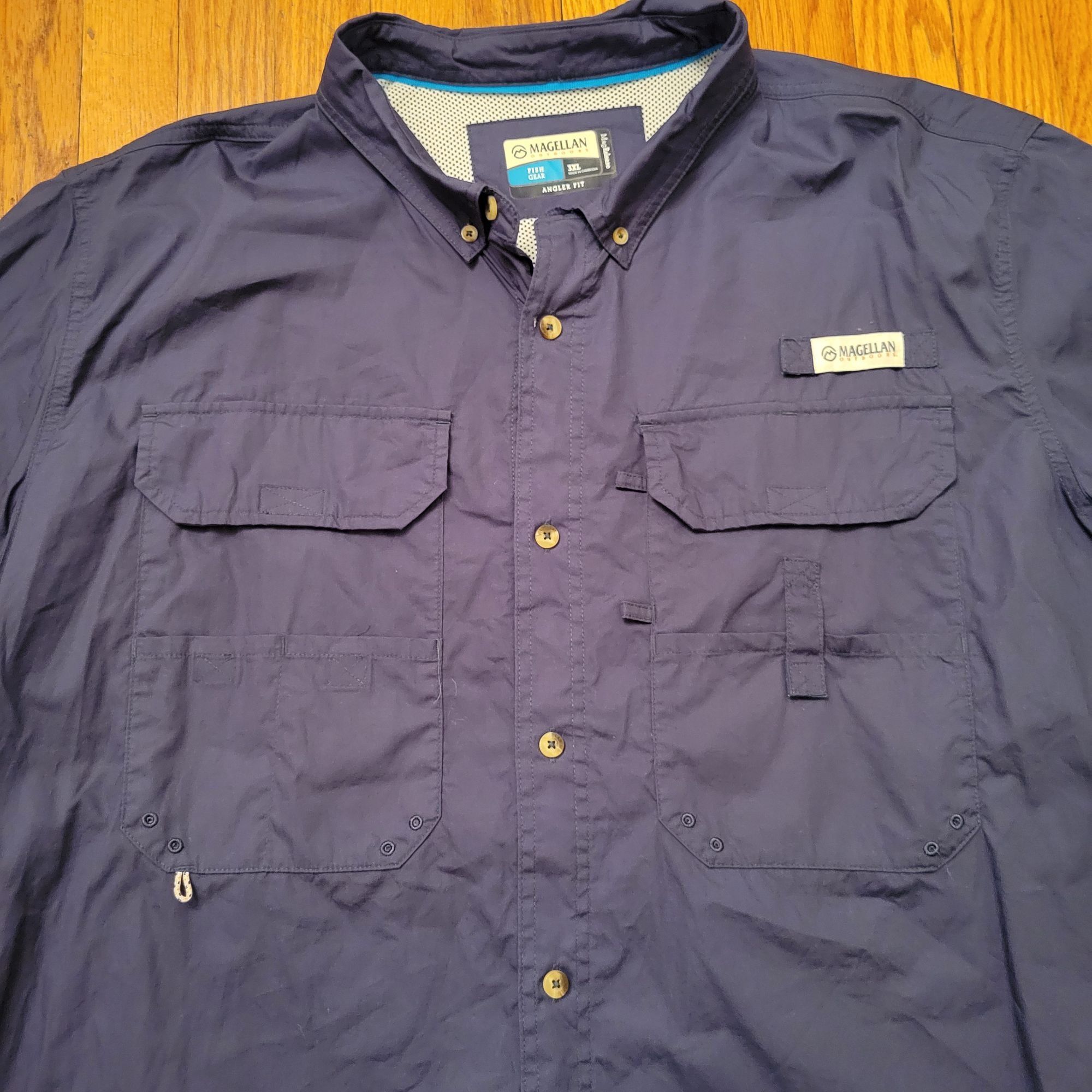 Other 3 Magellan Outdoors 3XL Loose Fit Adventure Gear Shirt MagWi Size US XXL / EU 58 / 5 - 16 Thumbnail