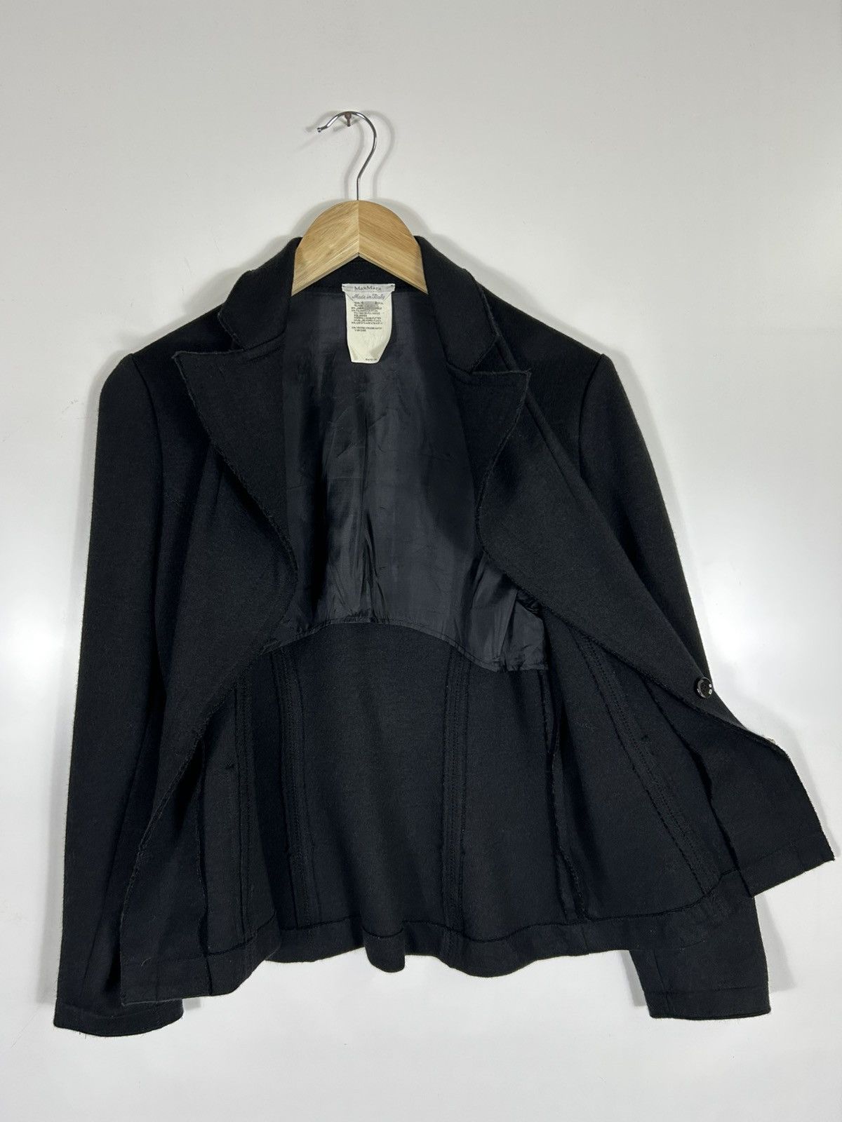 Max Mara 🔥Max Mara Wool Single Breast Coat Jacket Size M / US 6-8 / IT 42-44 - 8 Thumbnail