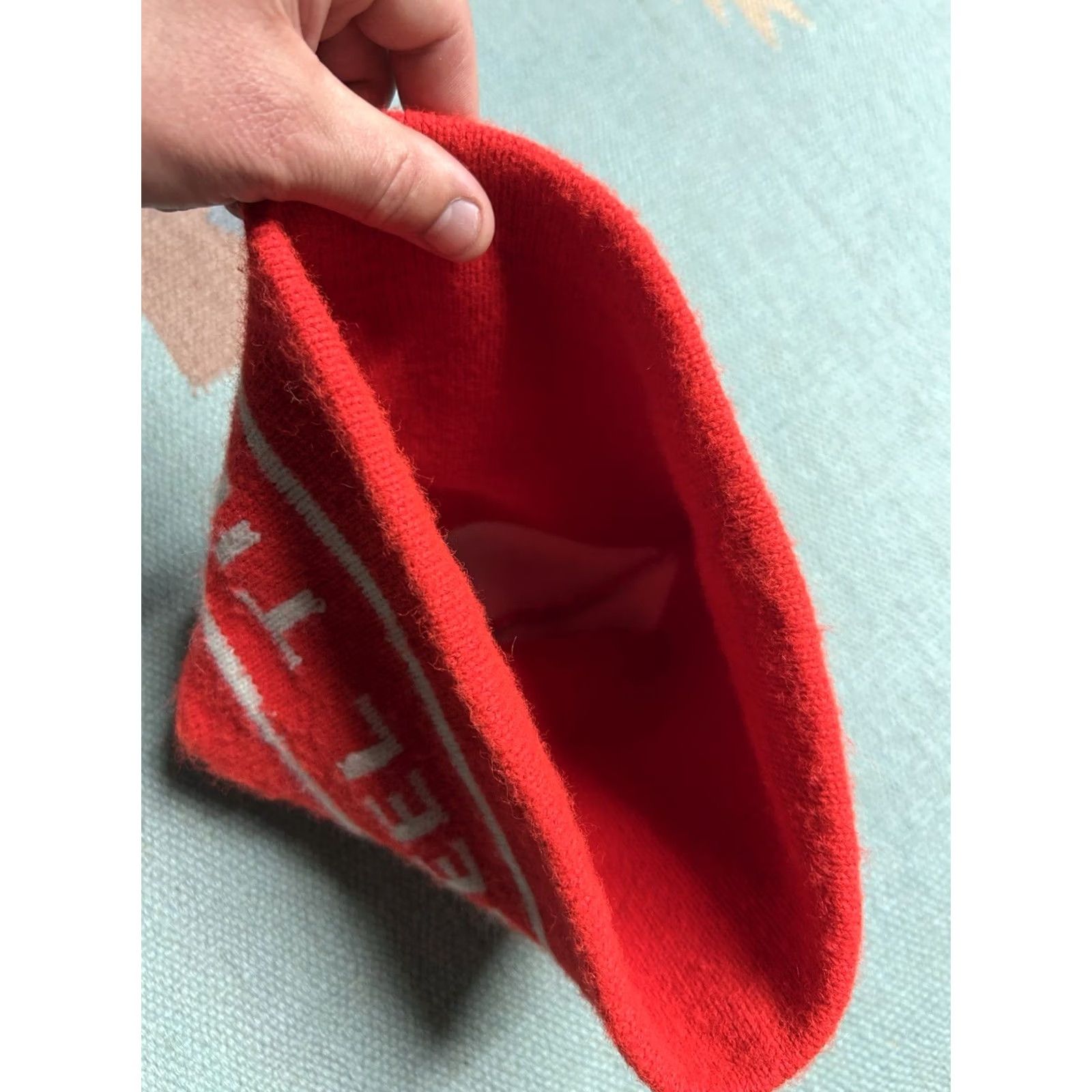 Vintage VINTAGE 70s beanie hat winter cap Tilt Wheel red ski snow spell out hot rod HaT Cap Mens Size ONE SIZE - 5 Thumbnail