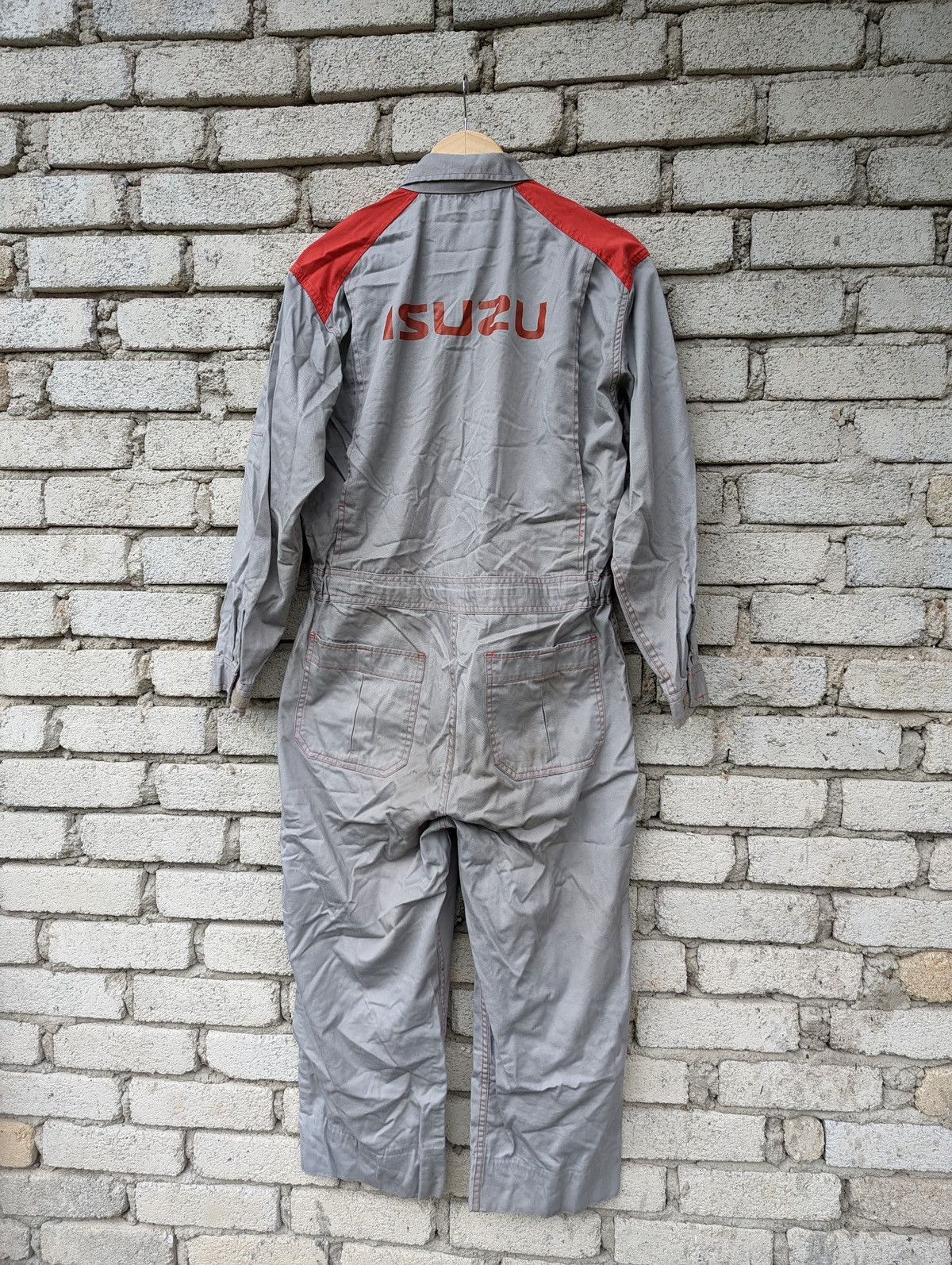 Japanese Brand Isuzu Overalls Workshop Size US 36 / EU 52 - 2 Thumbnail