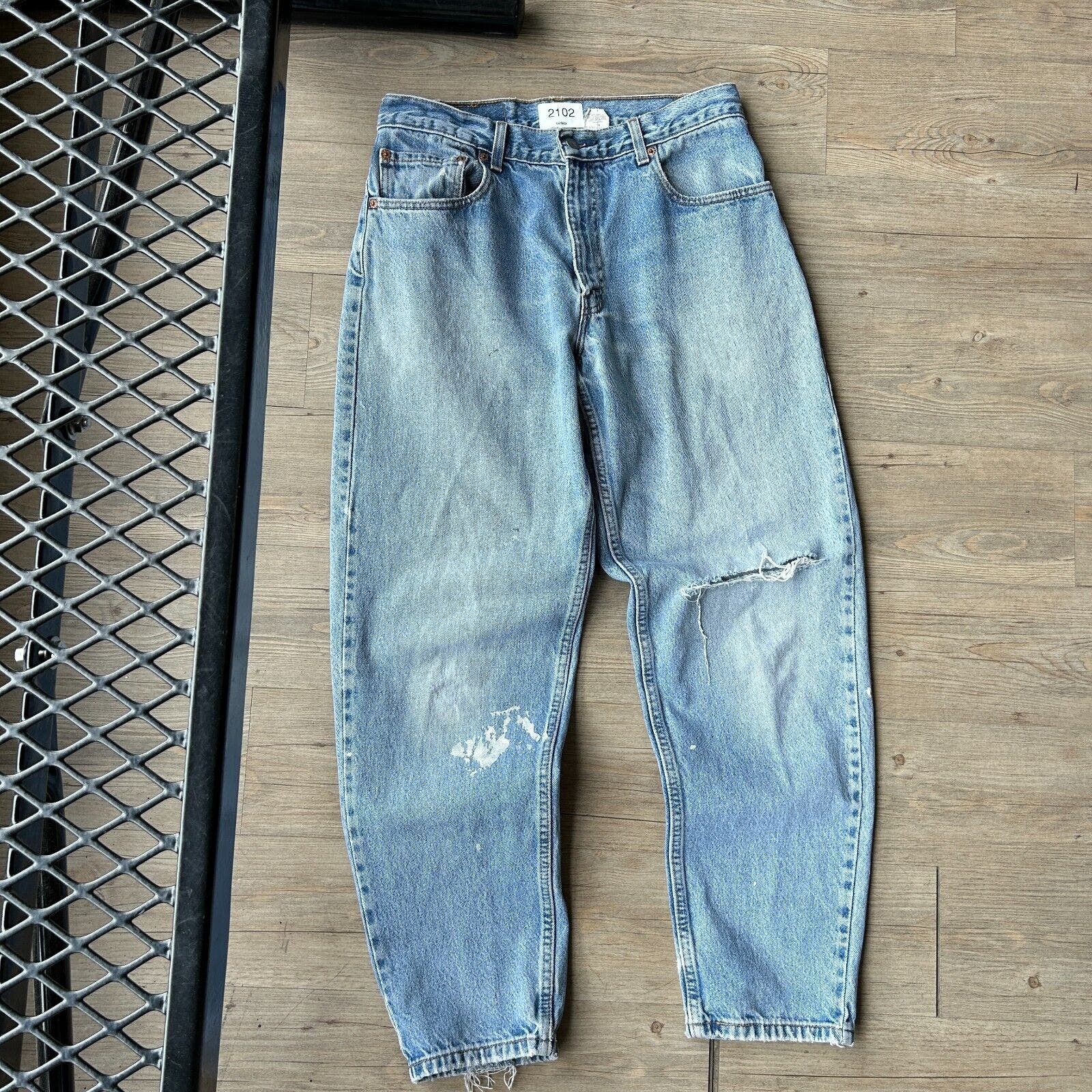 image of Vintage 90's | Levis 560 Faded Loose Fit Jeans Pants W32 L32 in Blue, Men's