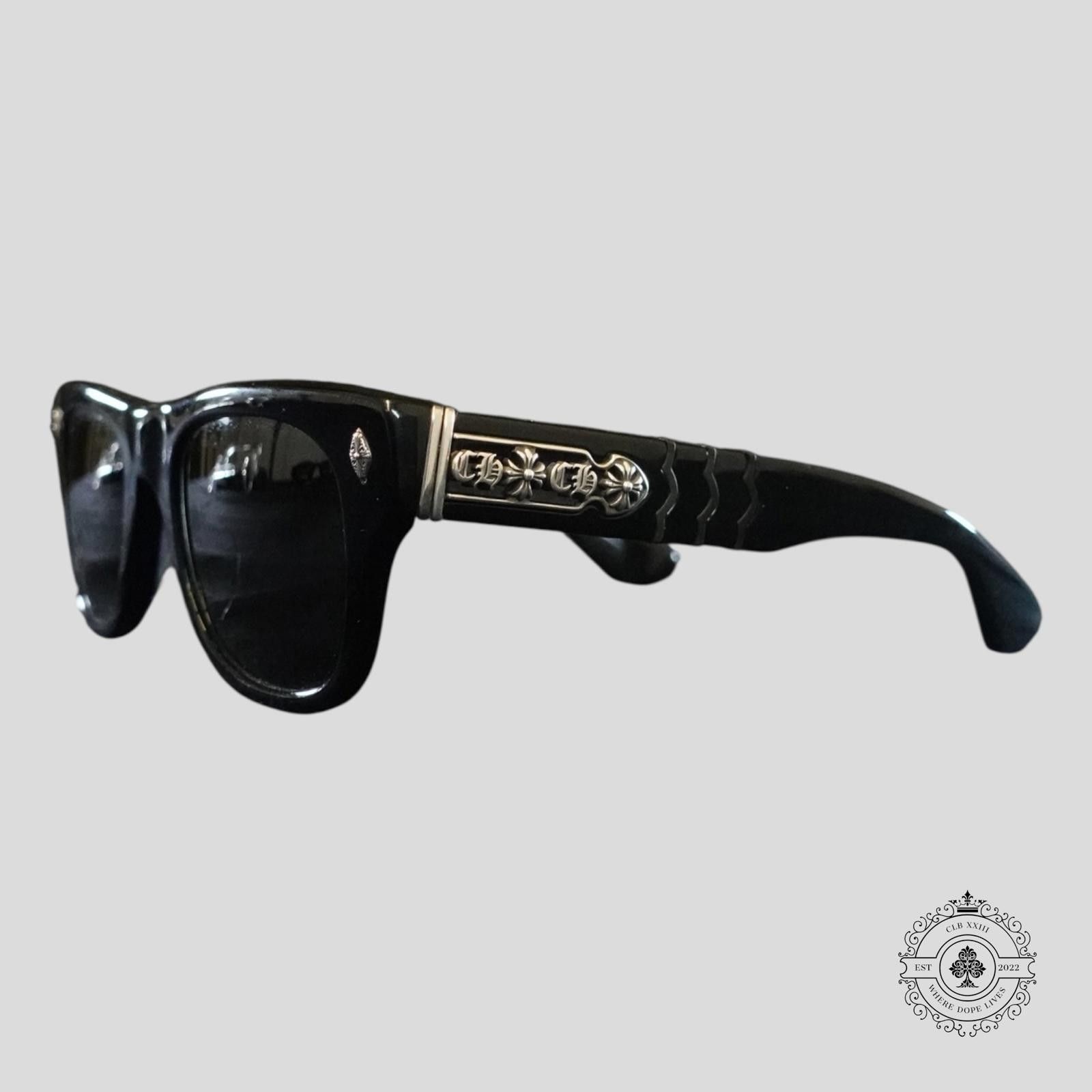 Chrome Hearts Chrome Hearts Instagasm Glasses in Black/Silver Size ONE SIZE - 1 Thumbnail