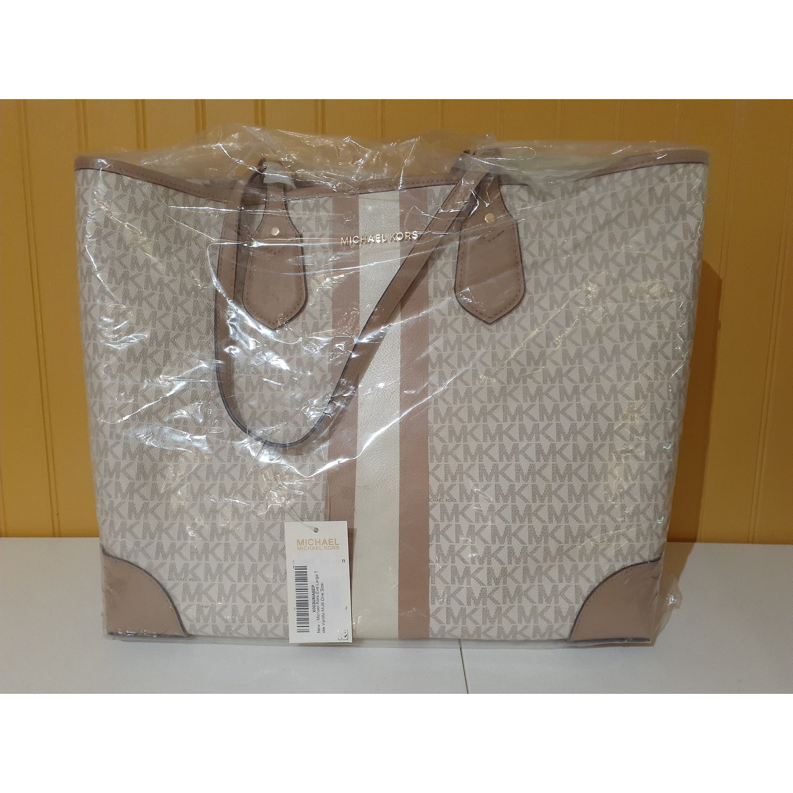 Michael Kors Michael Kors Carter Large Open Tote Bright White/Multi Bag Size ONE SIZE - 2 Thumbnail