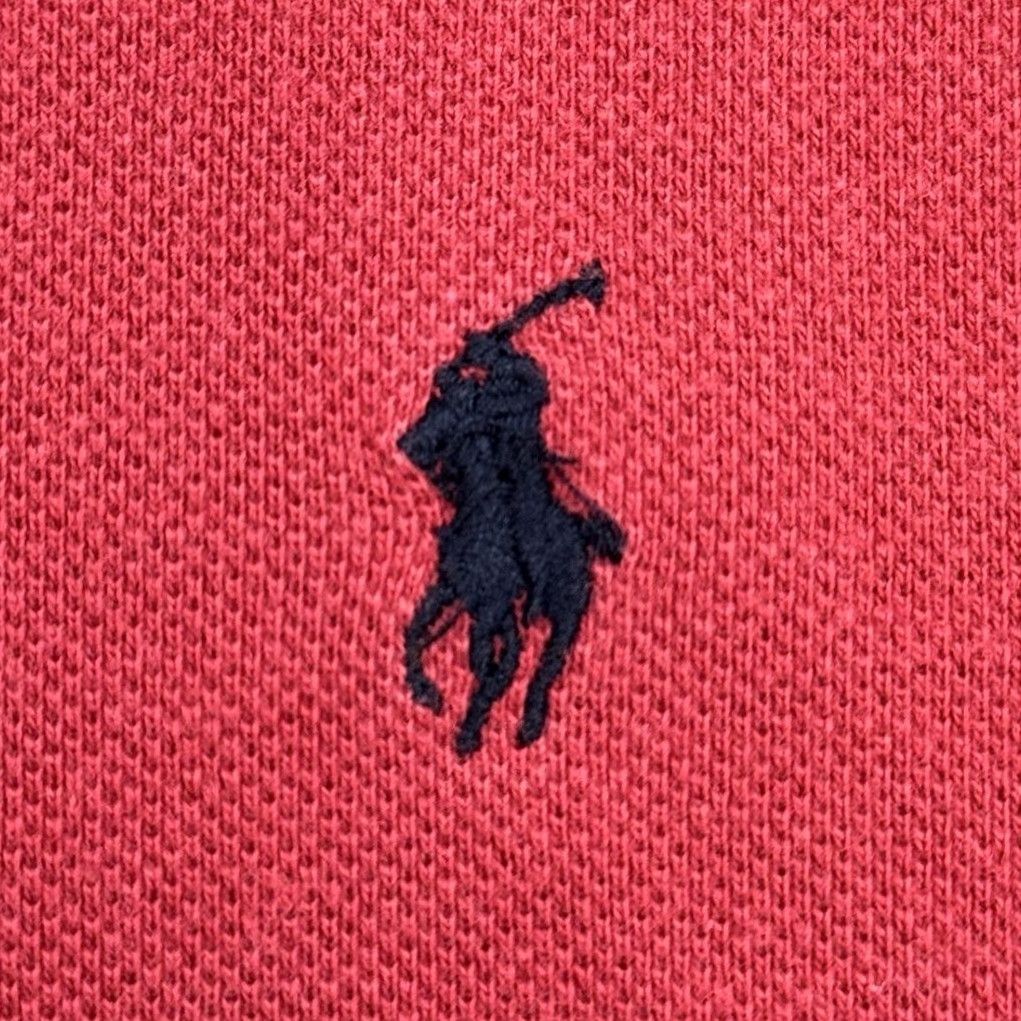 Ralph Lauren VINTAGE Ralph Lauren Polo Men's 2XL Red 100% Cotton Classic Fit USA Polo Shirt Short Sleeve Buttonless Pullover Logo Size US XXL / EU 58 / 5 - 6 Thumbnail