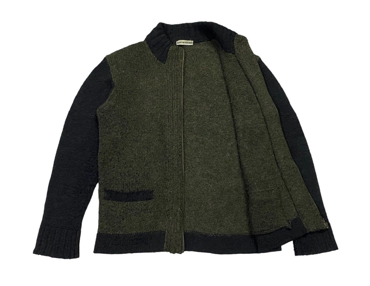 Issey Miyake Issey Miyake Tow Tones Knitted Full Zip Sweater Size US M / EU 48-50 / 2 - 24 Thumbnail